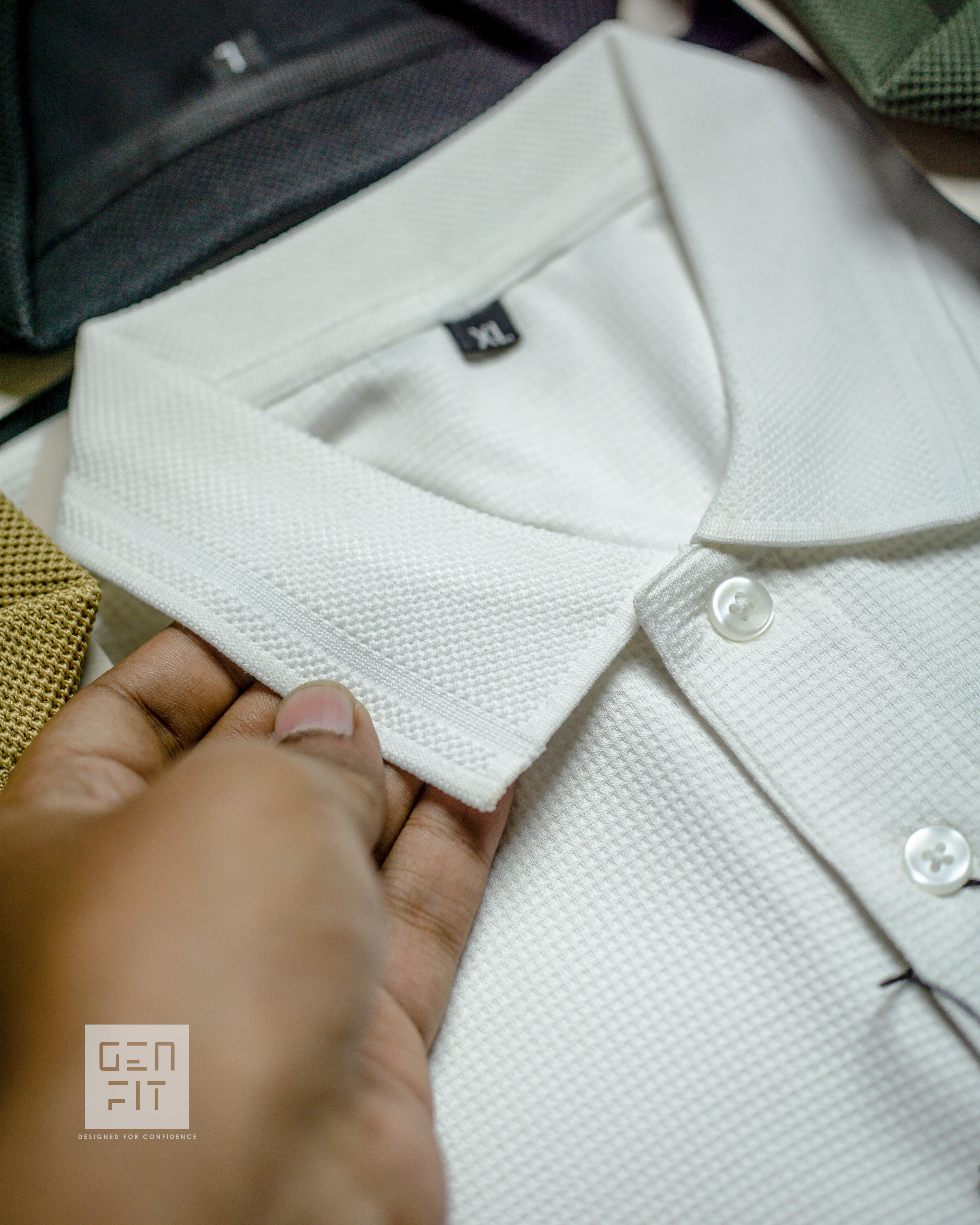 Men's White Polo Shirt