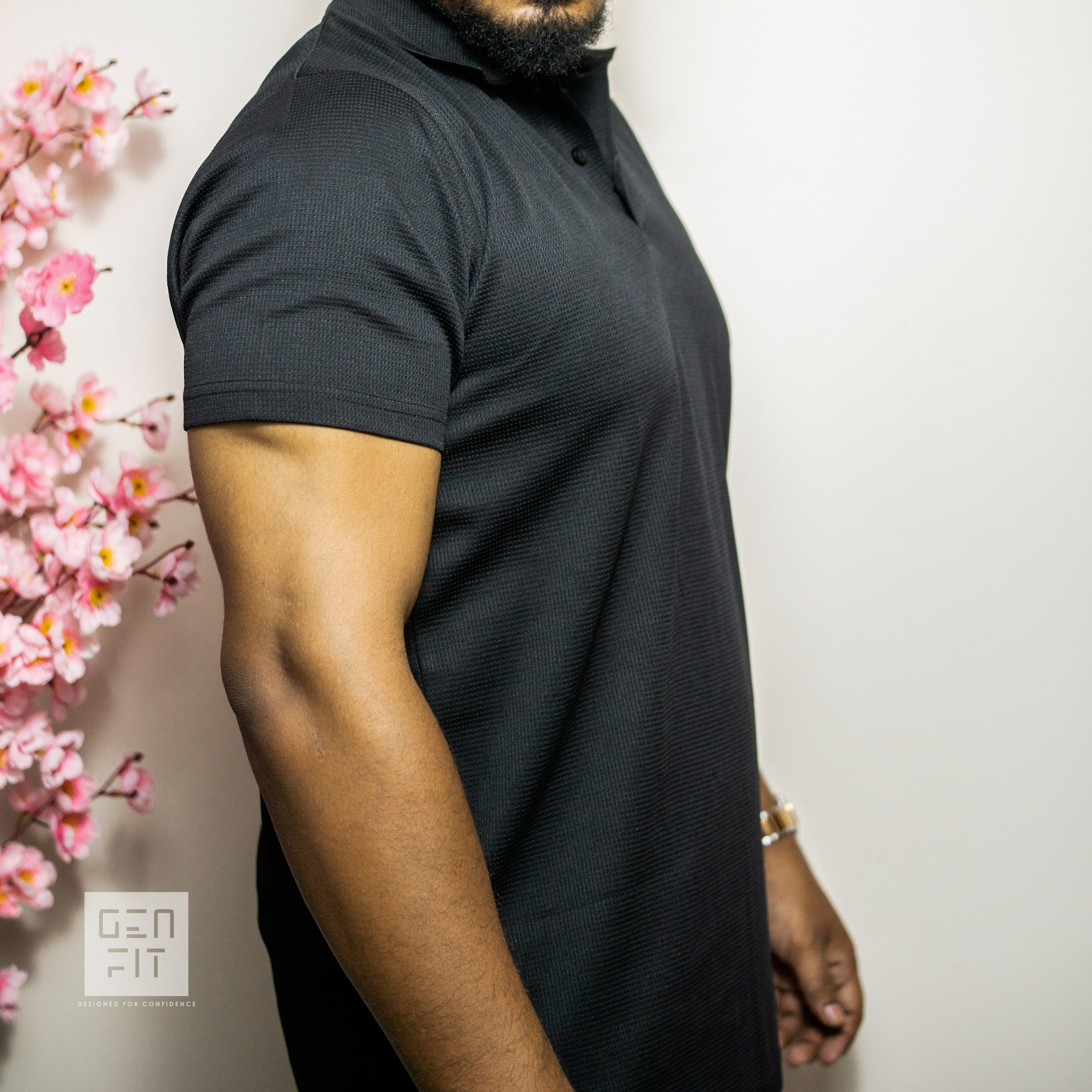 Man's Classic Black Polo Shirt