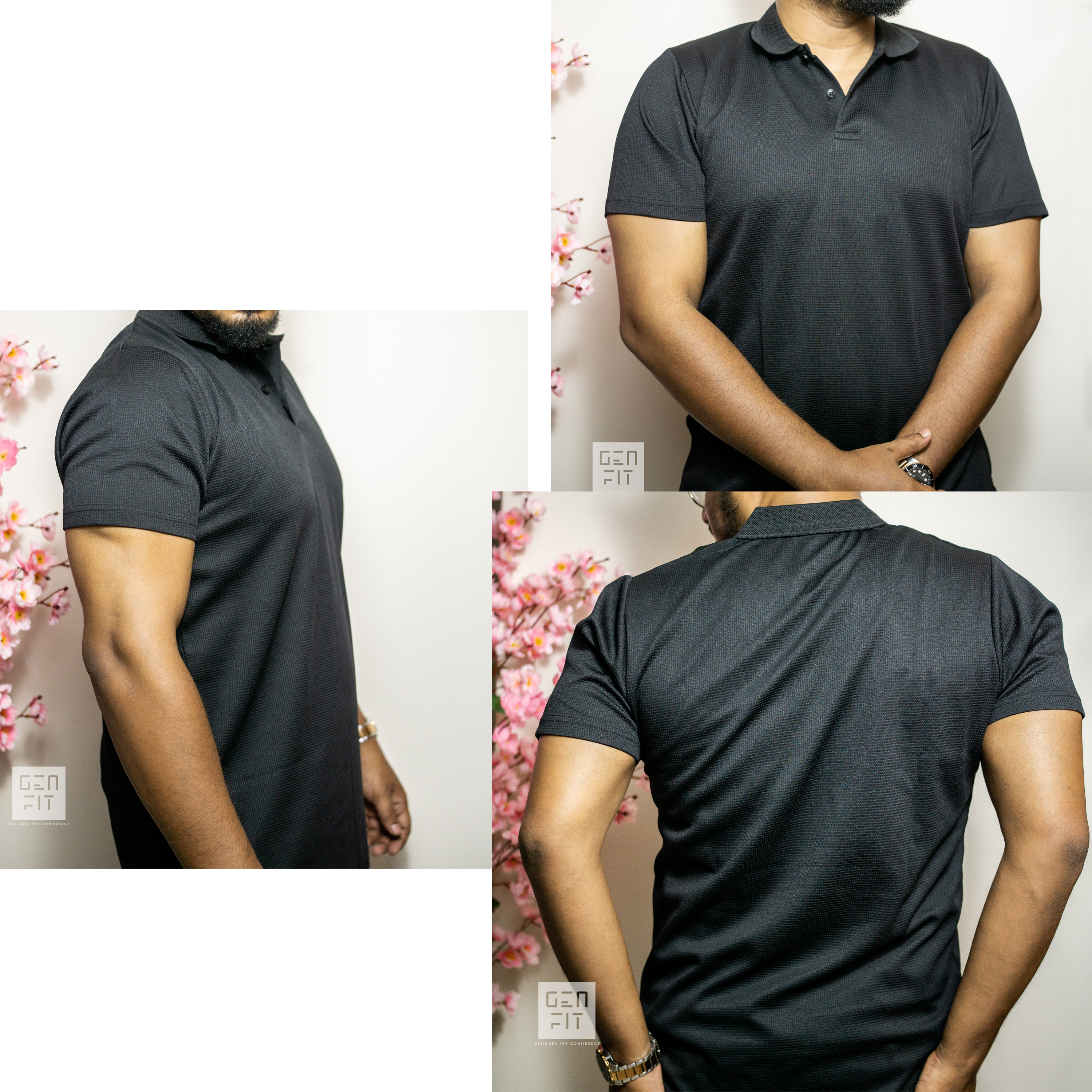 Man's Classic Black Polo Shirt