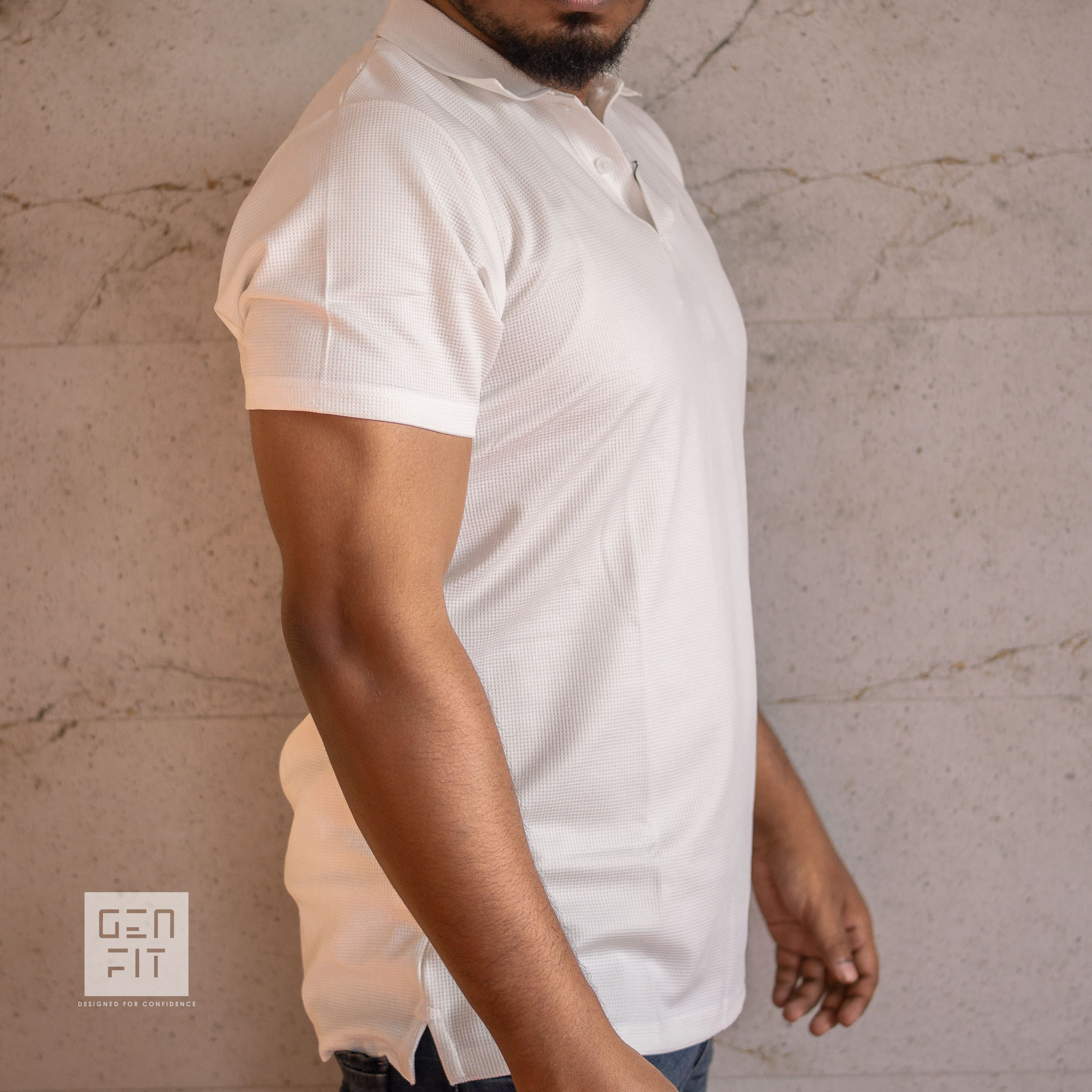 Men's White Polo Shirt