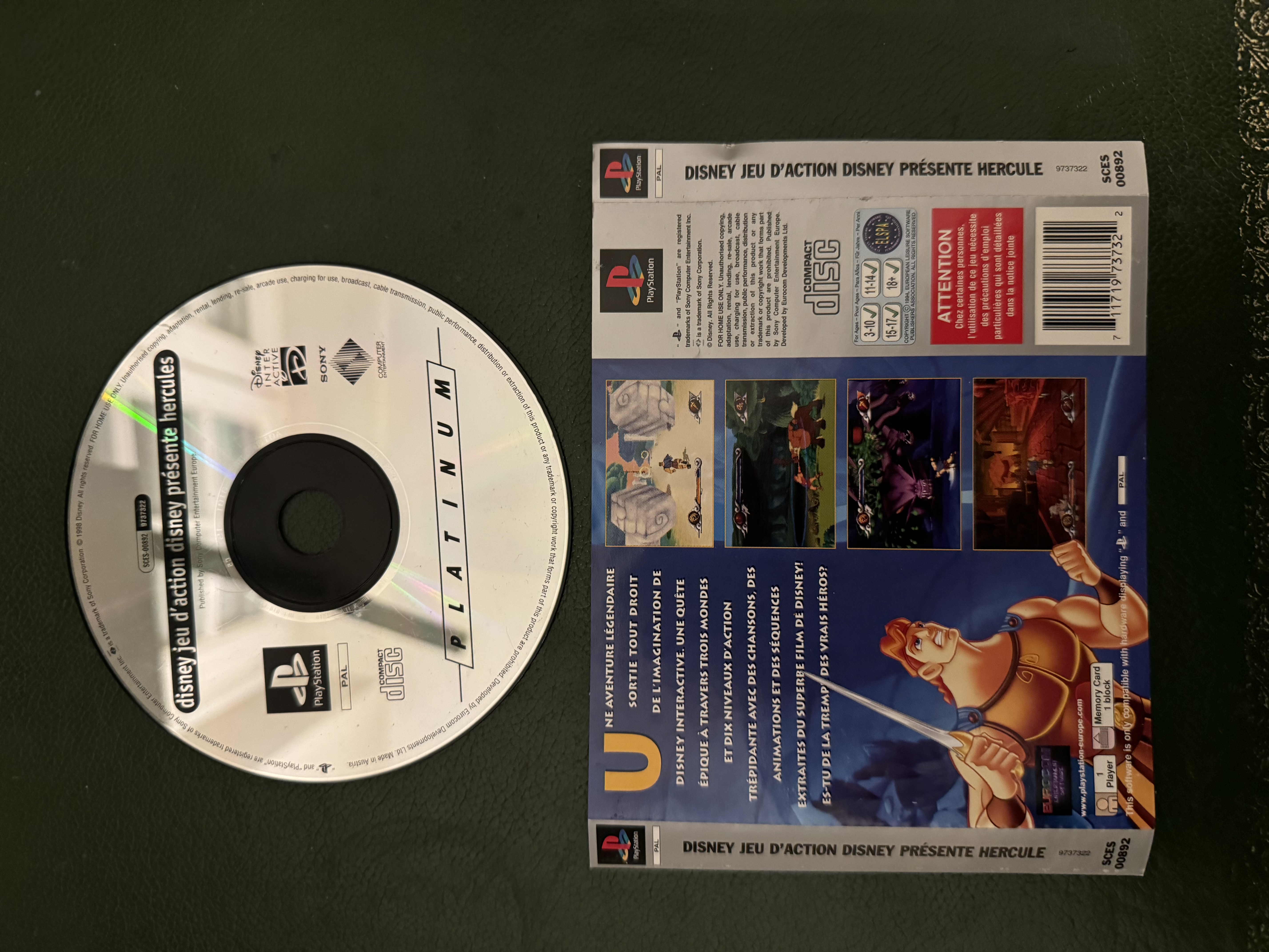 Hercules PlayStation 1