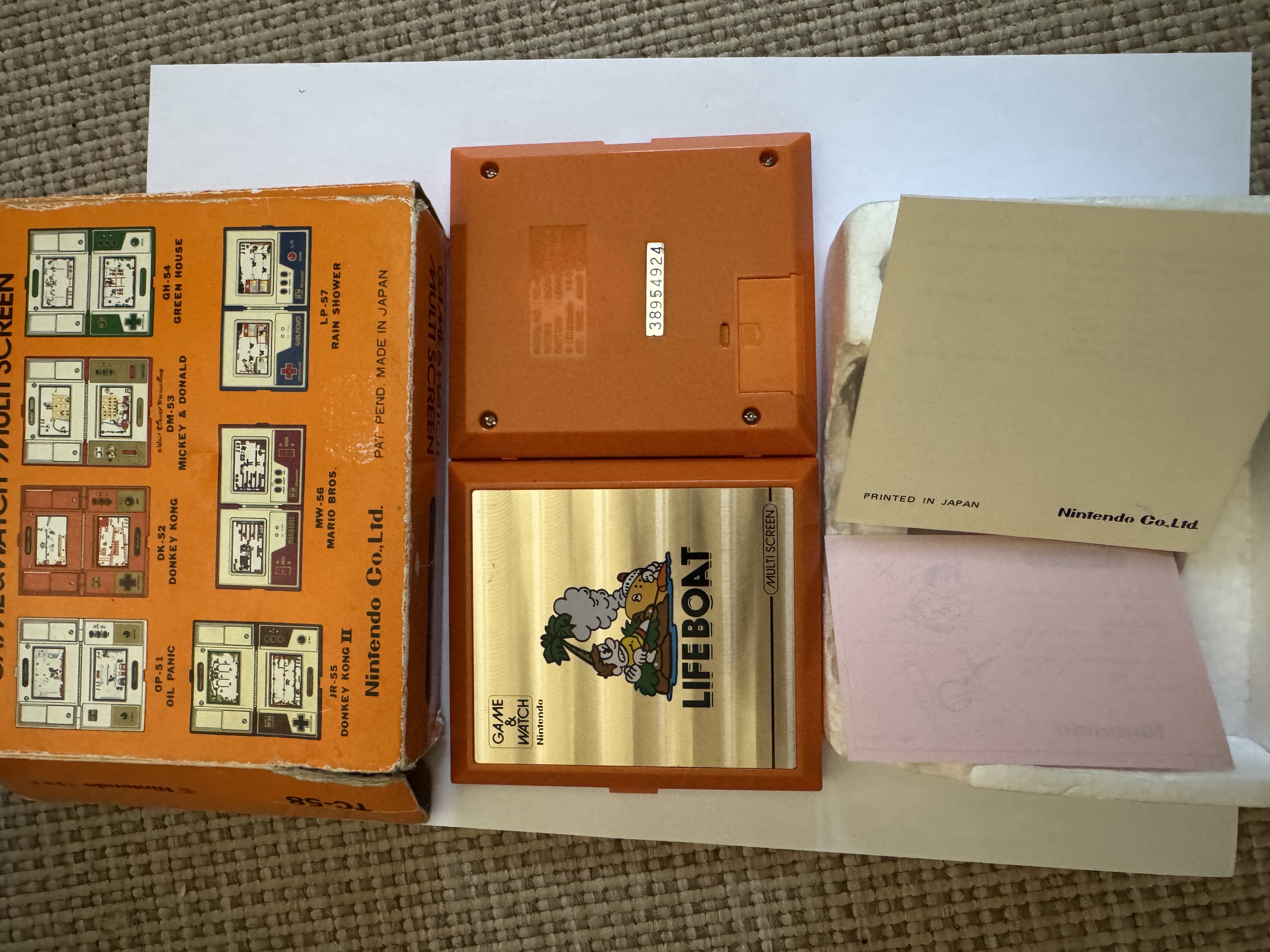 Nintendo Game & Watch Lifeboat
