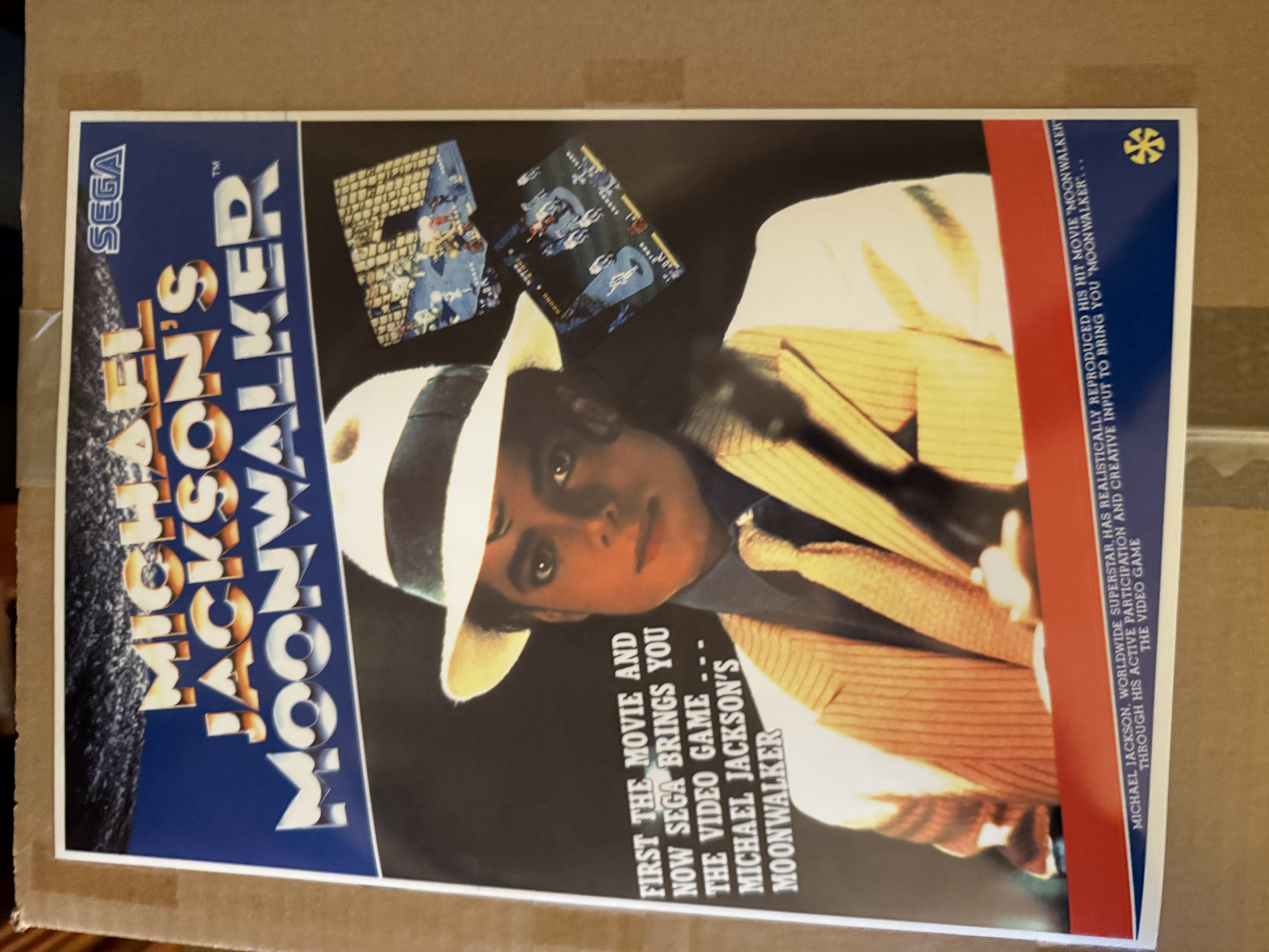 carte arcade PCB JAMMA  Michael Jackson's Moonwalker