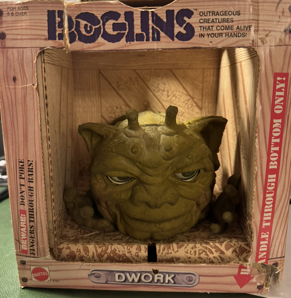Marionnette Boglin Dwork Boglins