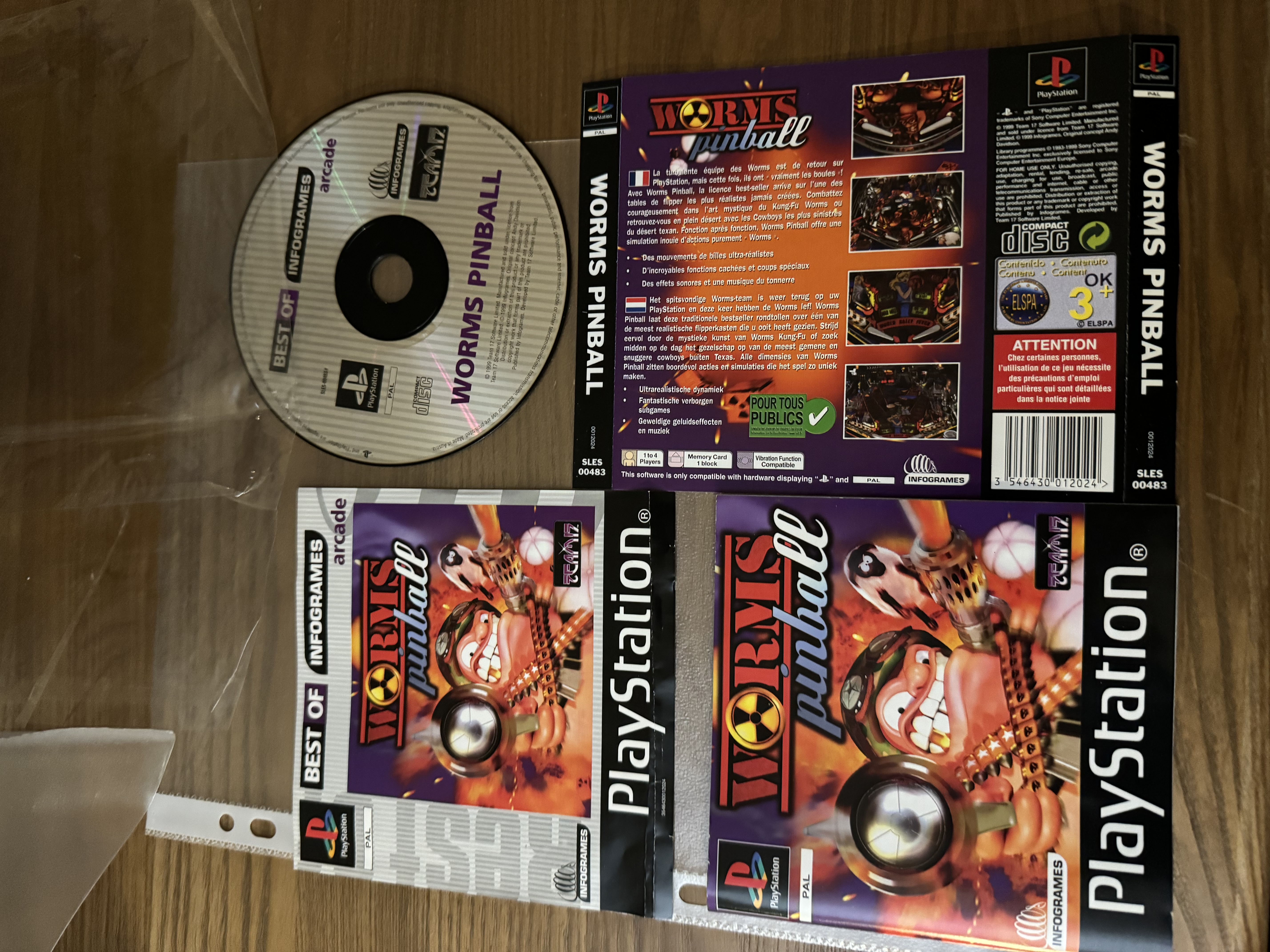 Worms Pinball (PlayStation)