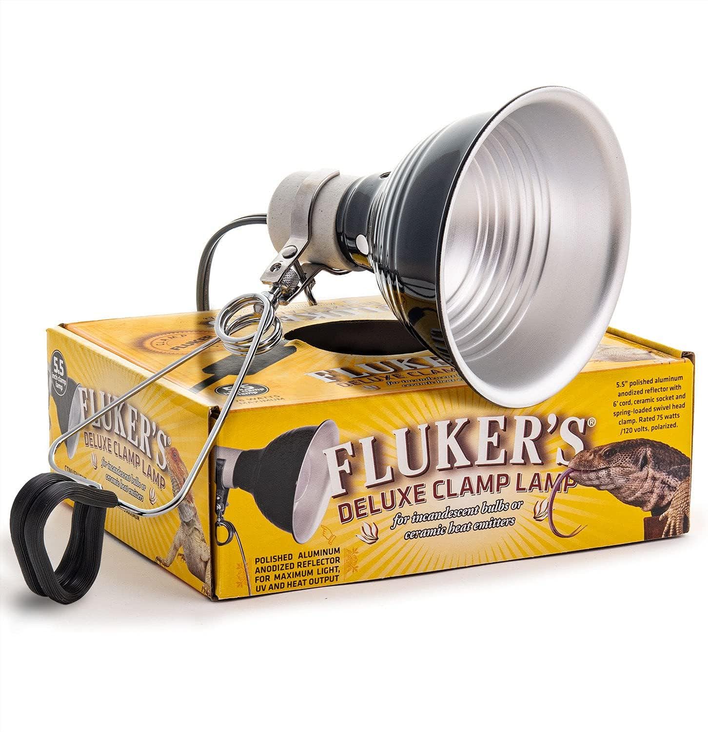 Fluker's Deluxe Clamp Lamp