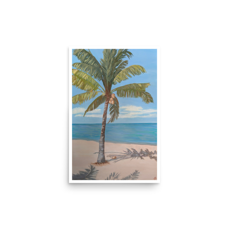 Fallen Coconut by Lisa Pleasants 