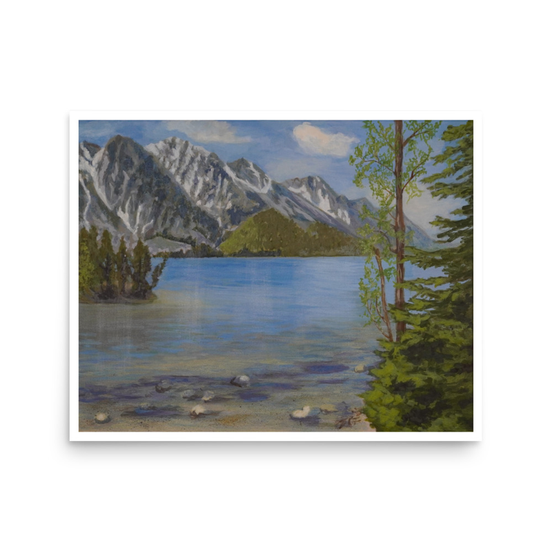 Jenny Lake Print on Poster