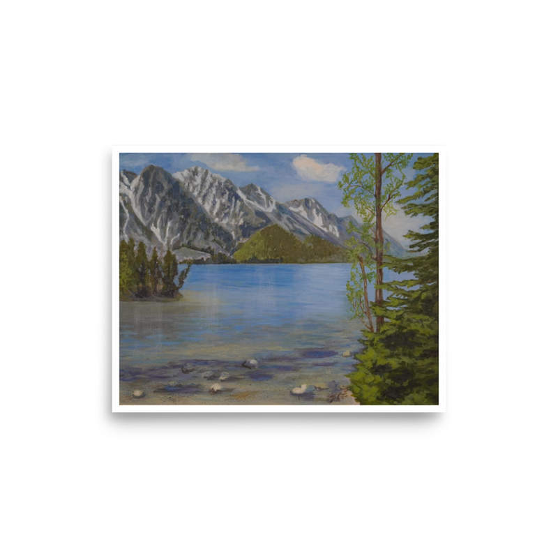 Jenny Lake Print on Poster