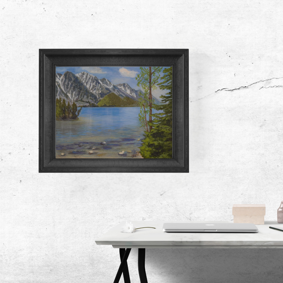 "Jenny Lake" Original Acrylic on Canvas