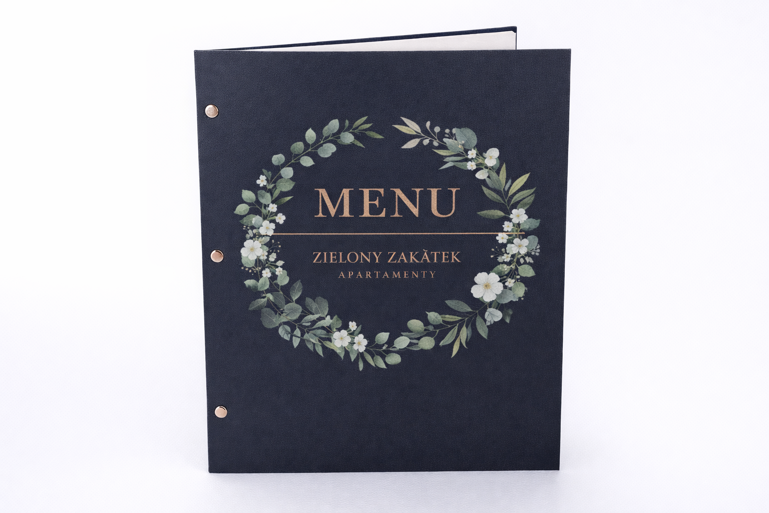 Karty menu DeLuxe pojedyncze