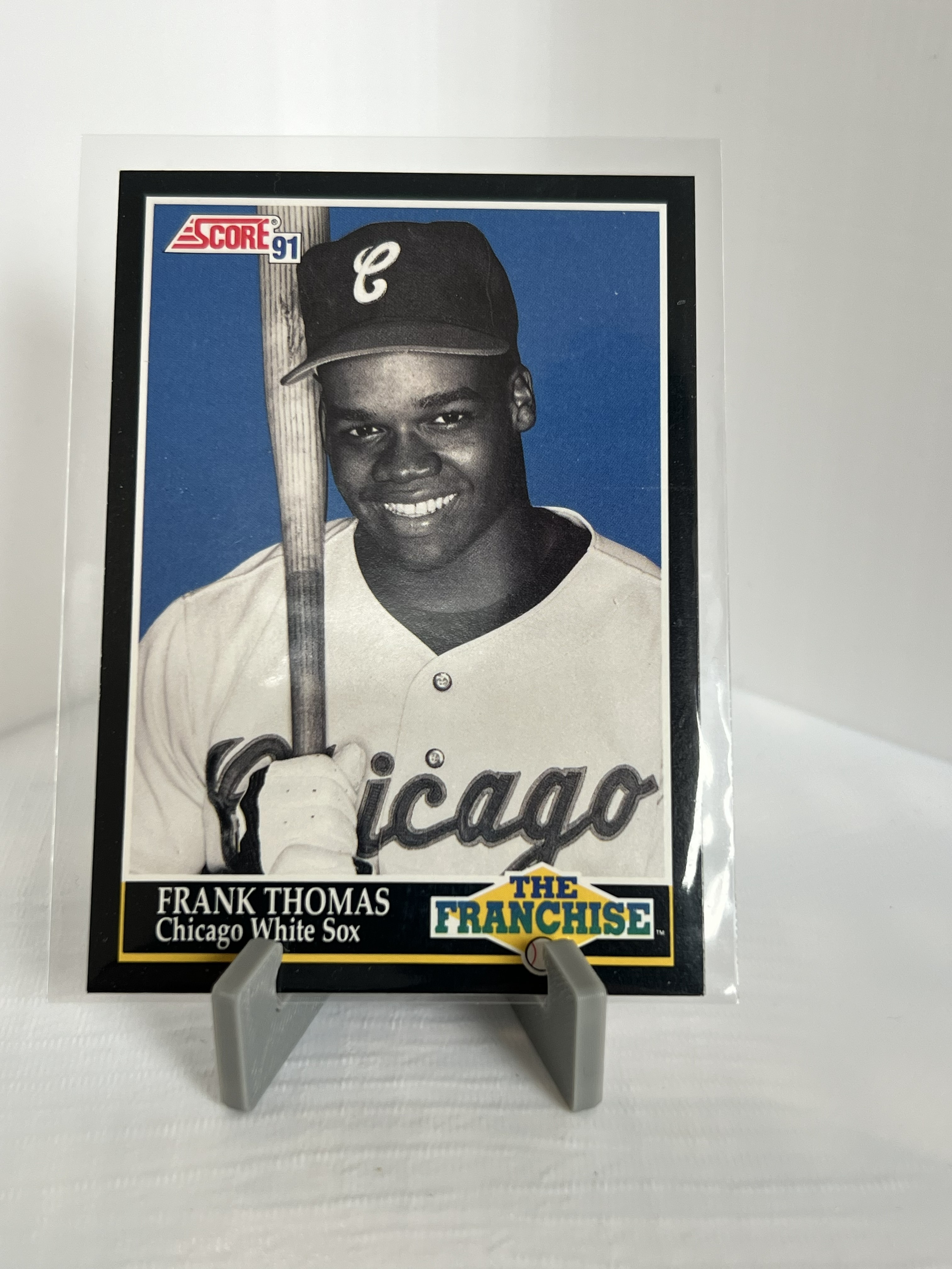 Score 1991 Frank Thomas Baseball Card