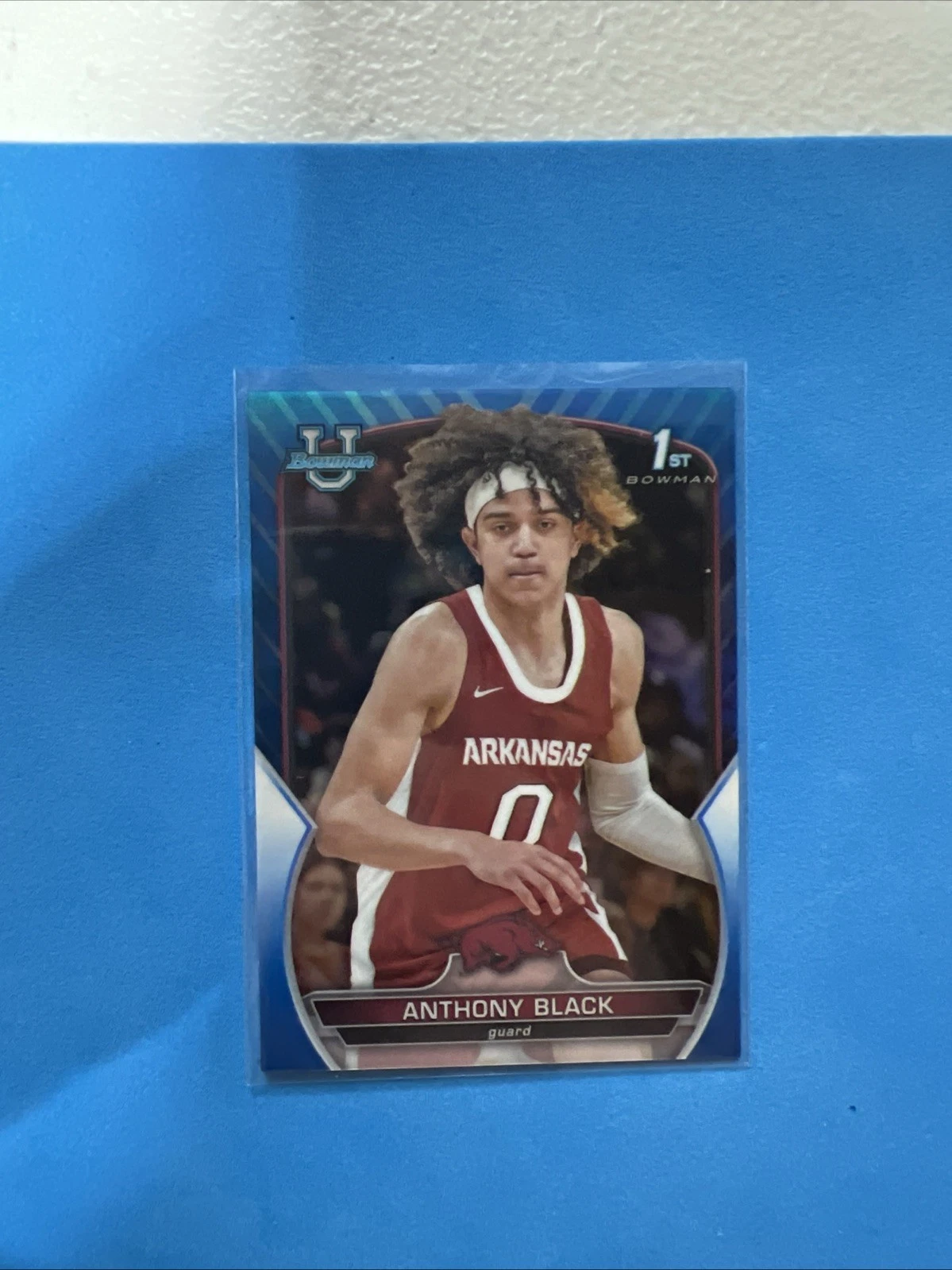 2022-23 Bowman University Chrome - Anthony Black #58 Blue Refractor /199 (RC)
