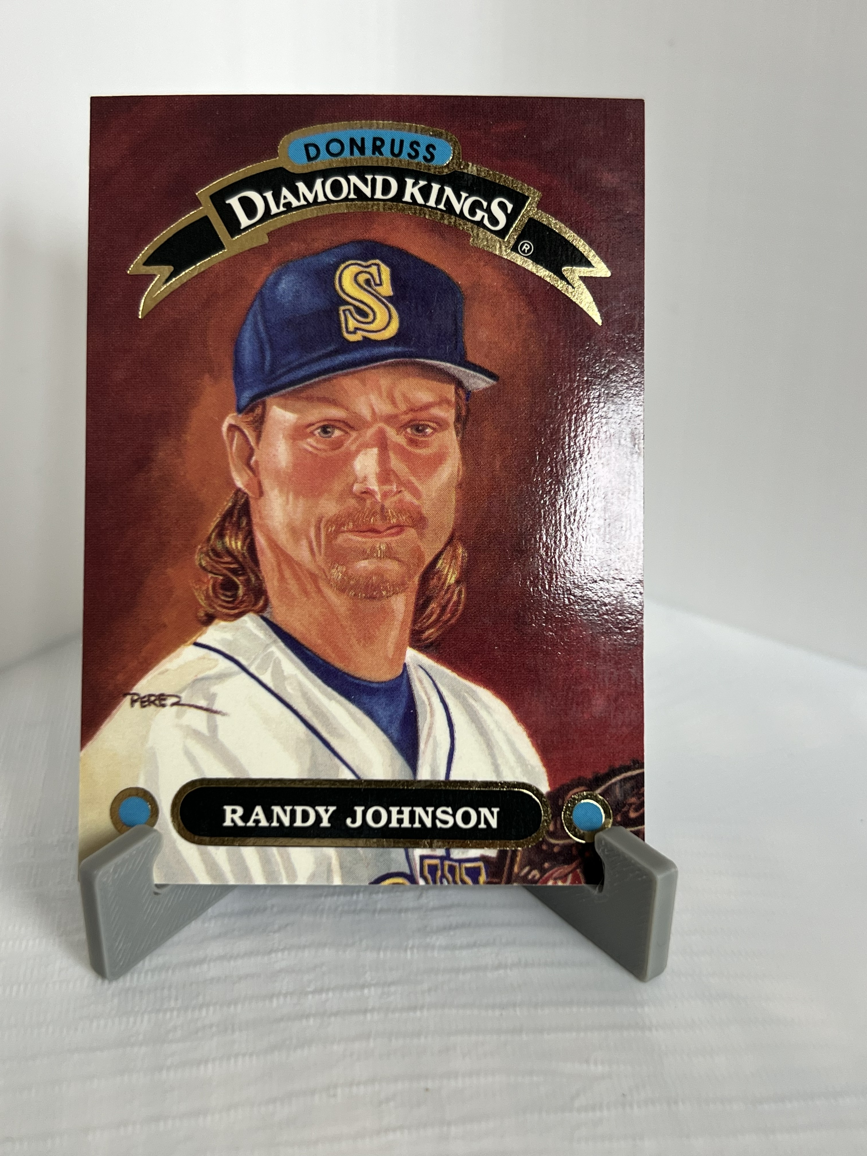 1991 Donruss Diamond Kings Baseball Randy Johnson