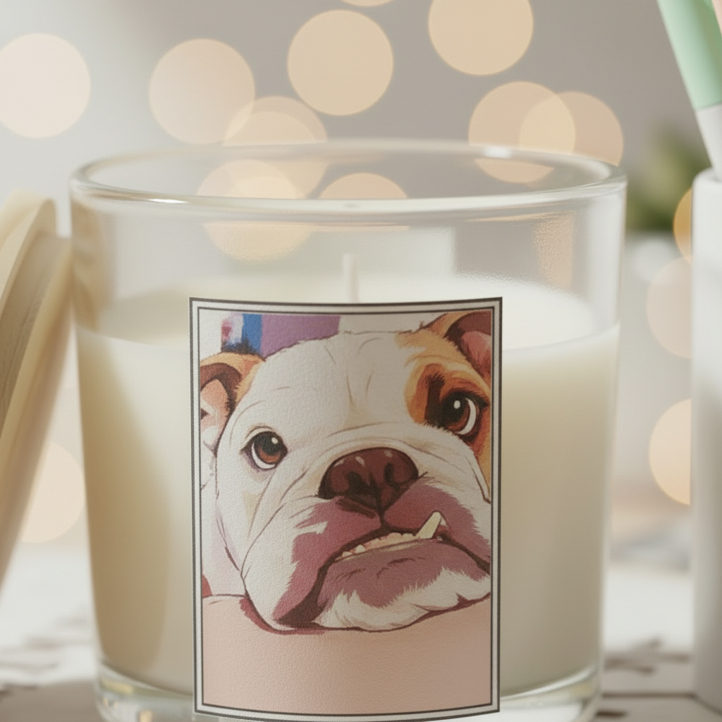 Vela Personalizada Patas & Chamas