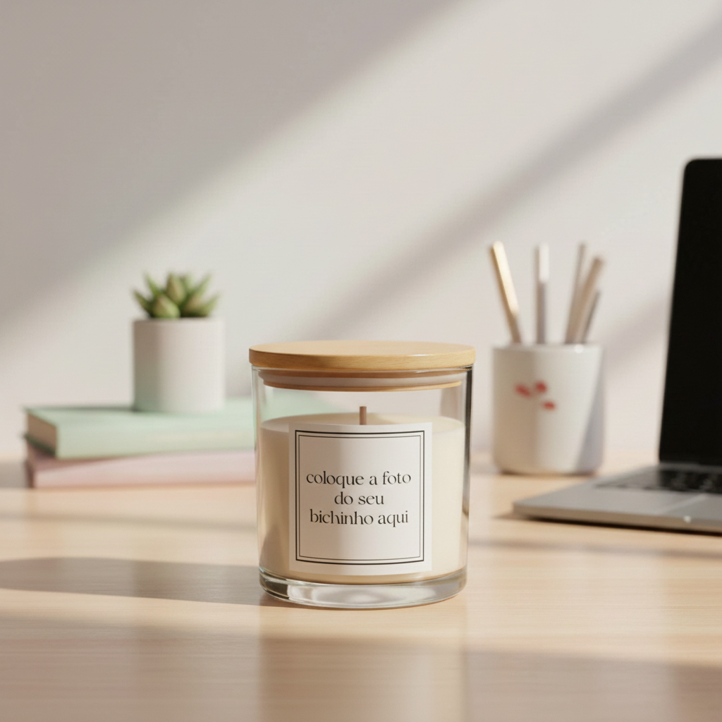 Vela Personalizada Patas & Chamas