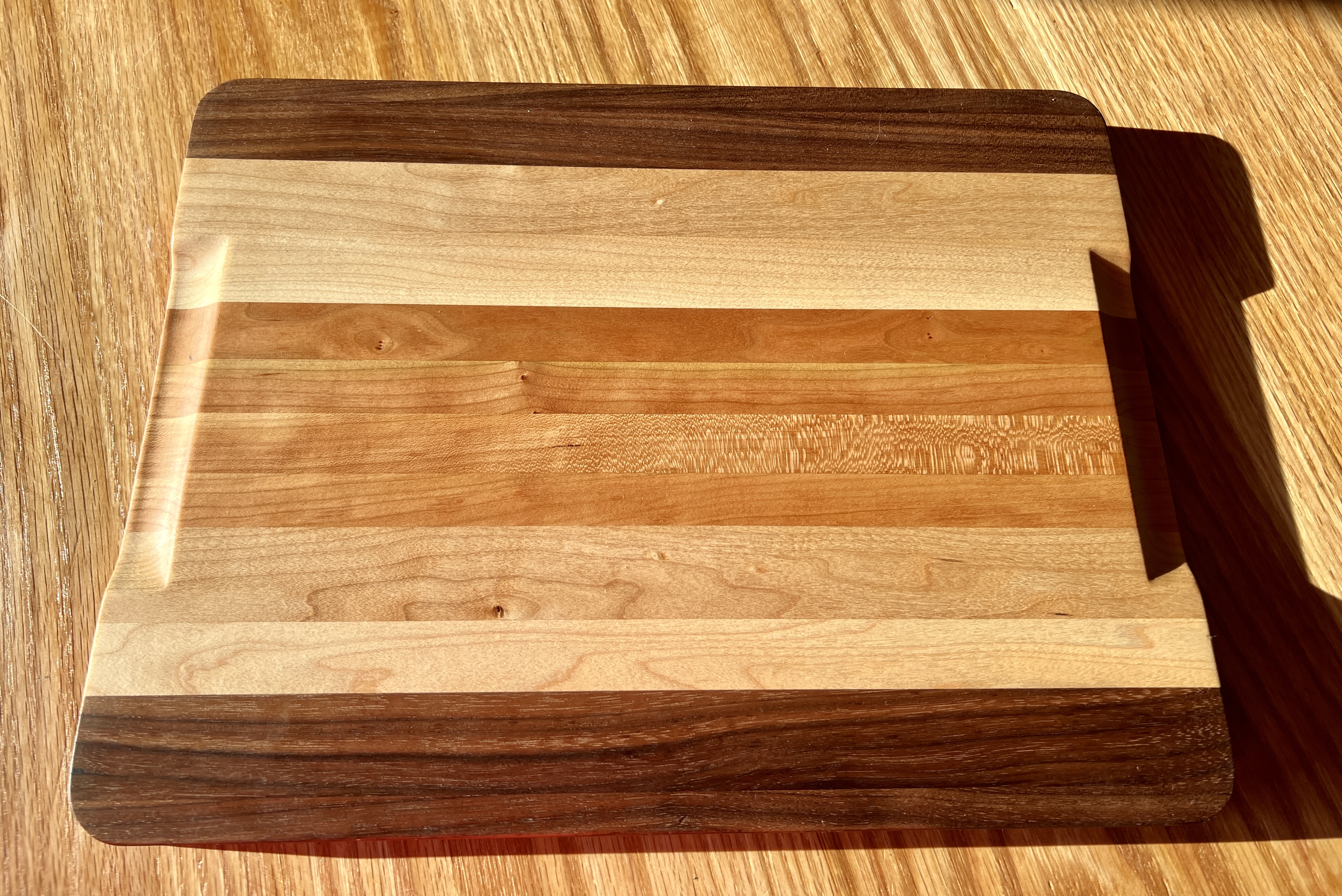 Handcrafted Walnut, Maple, Cherry Serving Board