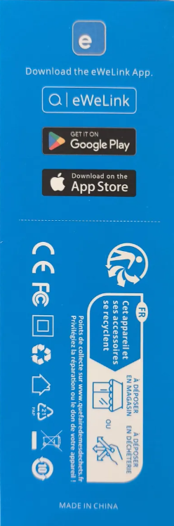 Interruptor Inteligente Touch Sonoff T2U-TX-  Botões Wifi - Branco