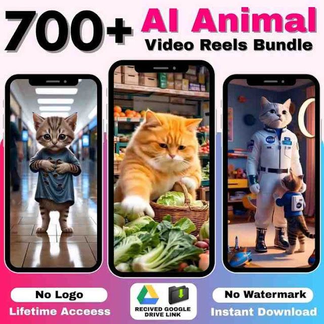 AI Animal Video Reels Bundle