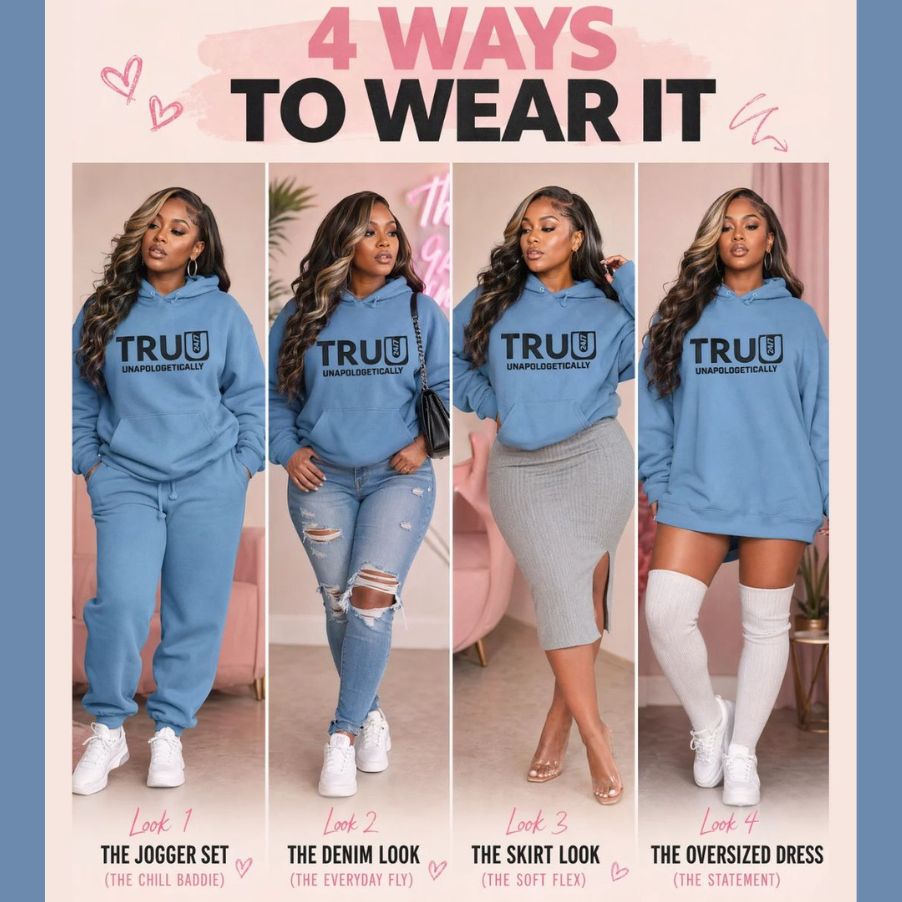 Cotton Candy and Blue Ice 24/7 Hoodie