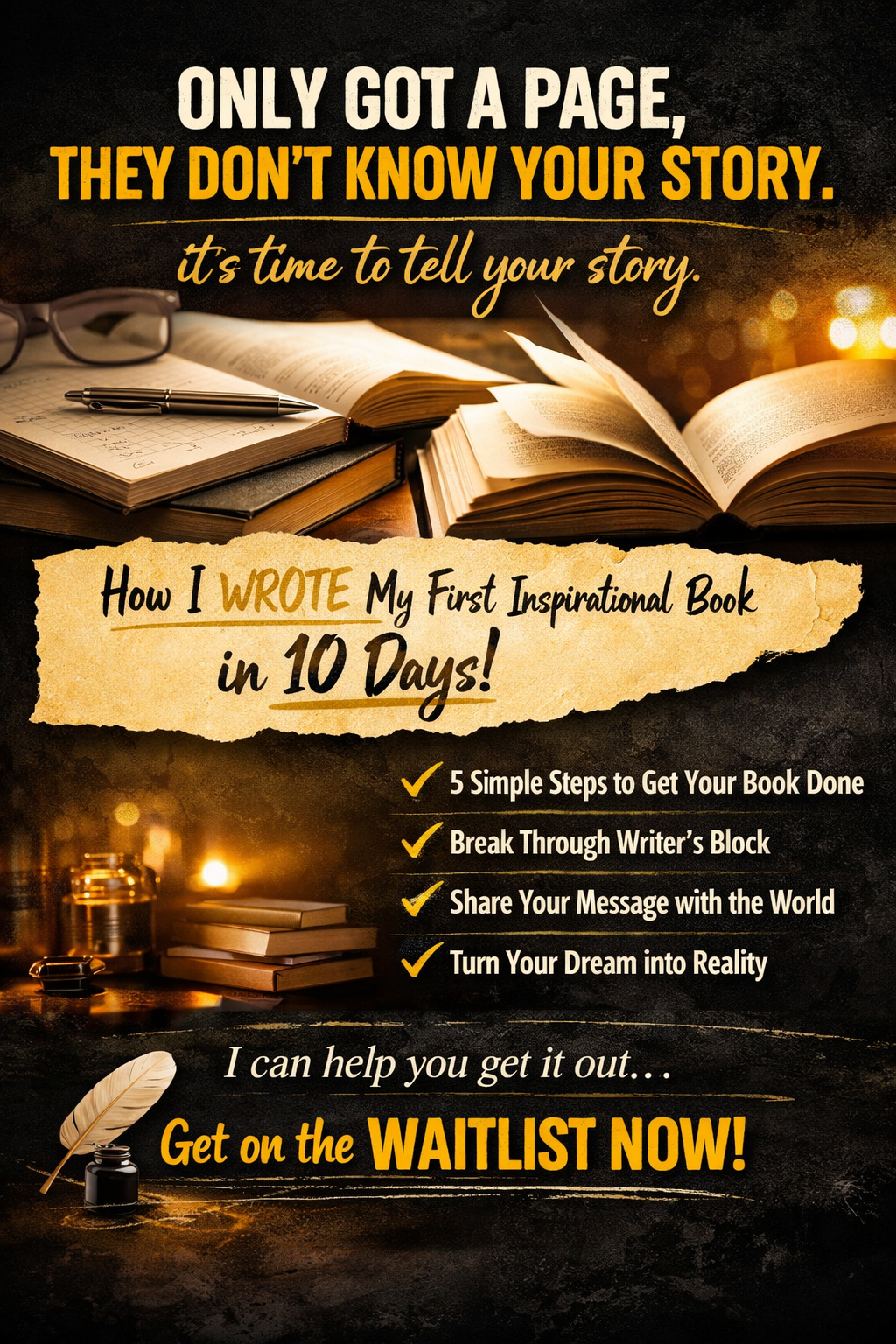 5 Steps to Authentically Write Your Book (Mini Course)