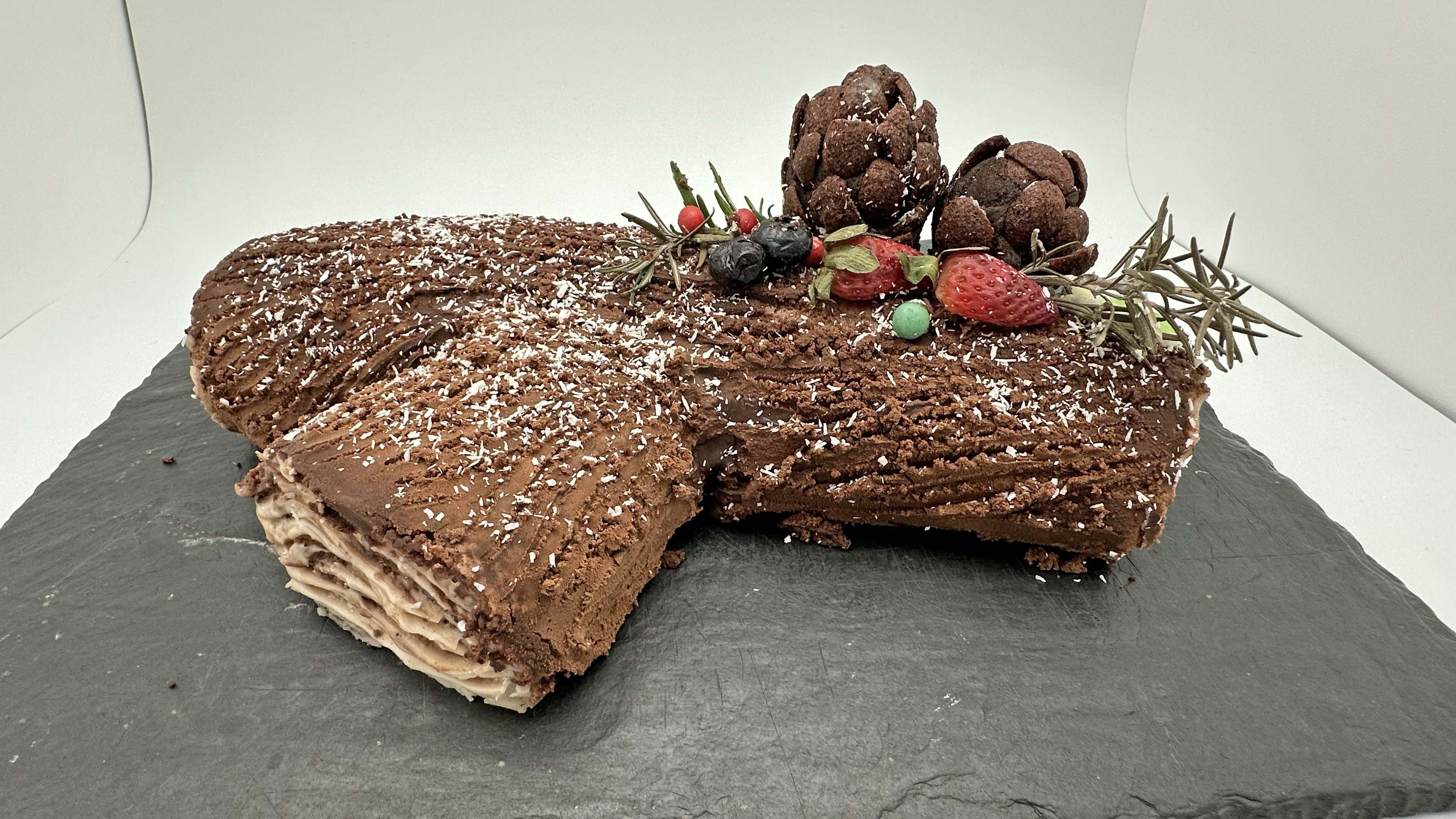 Yule Log Cake
