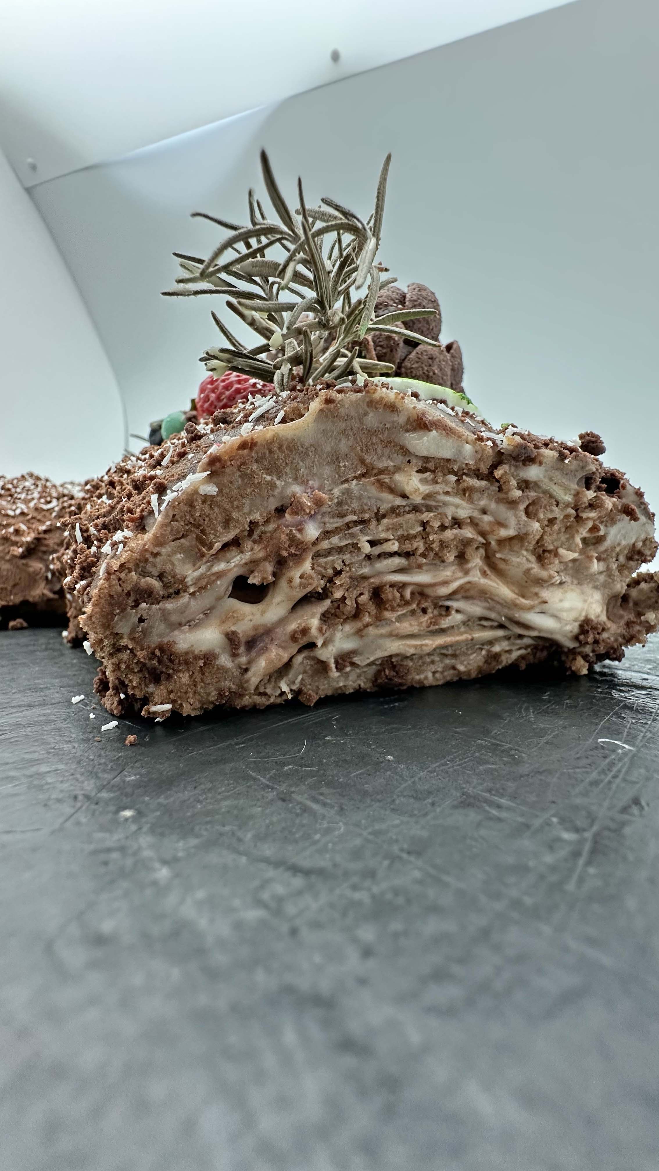 Yule Log Cake