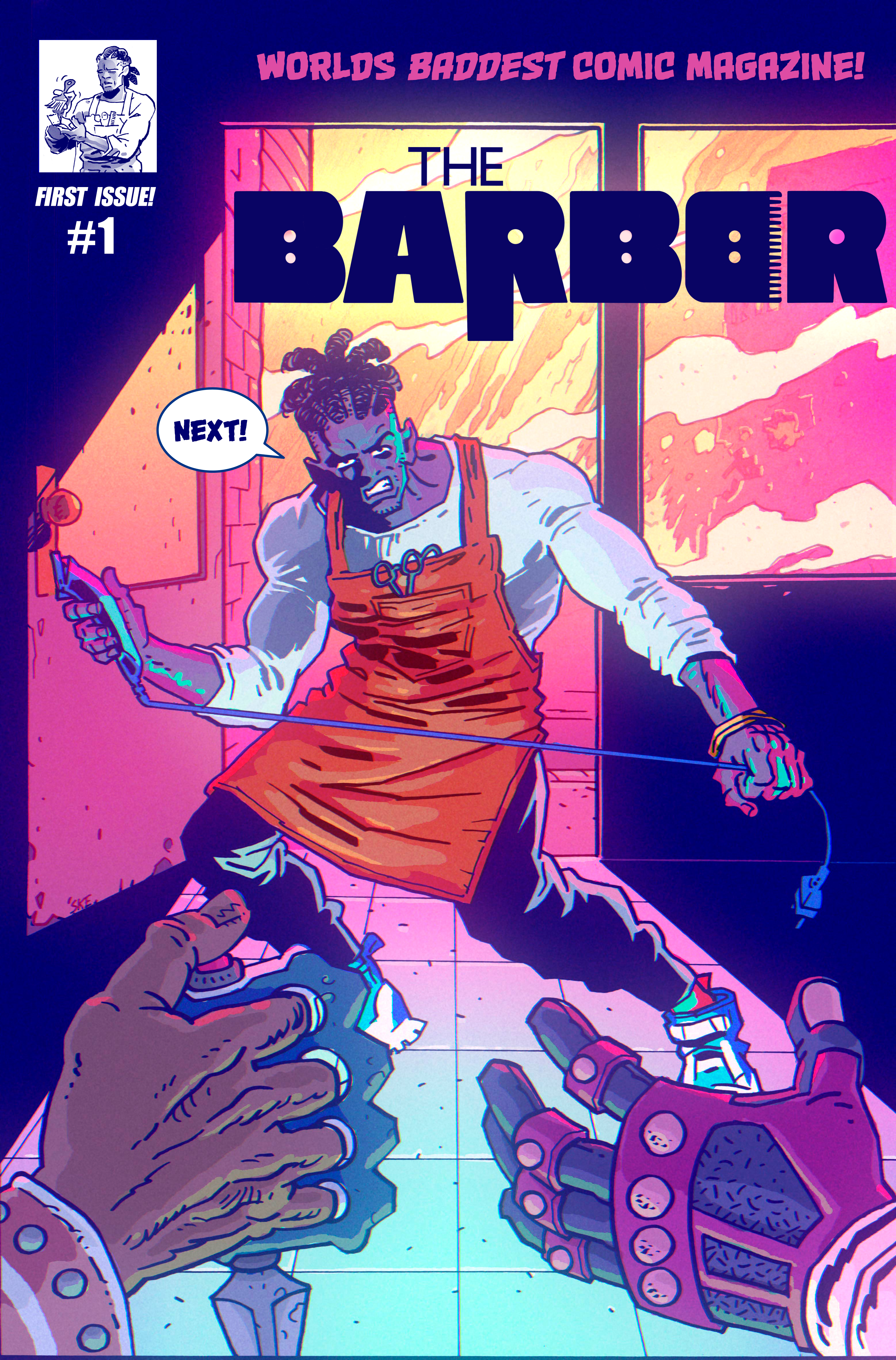 The Barber Issue 1 Kickstarter Edition Cover A -Shipping Included!
