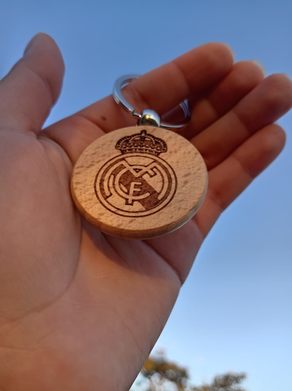 Llavero de madera Real Madrid