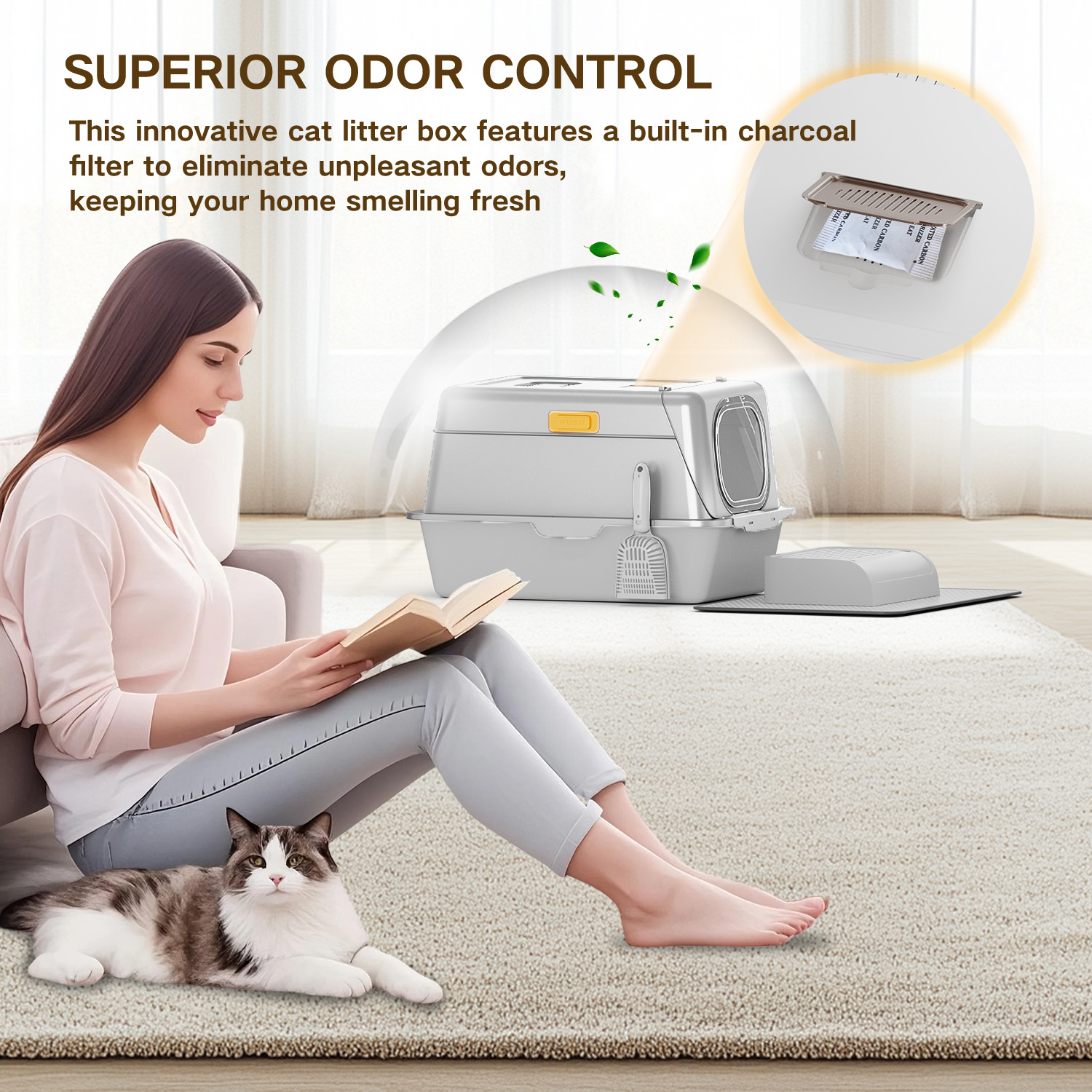 kryptazh XX-Large Stainless Steel Cat Litter Box