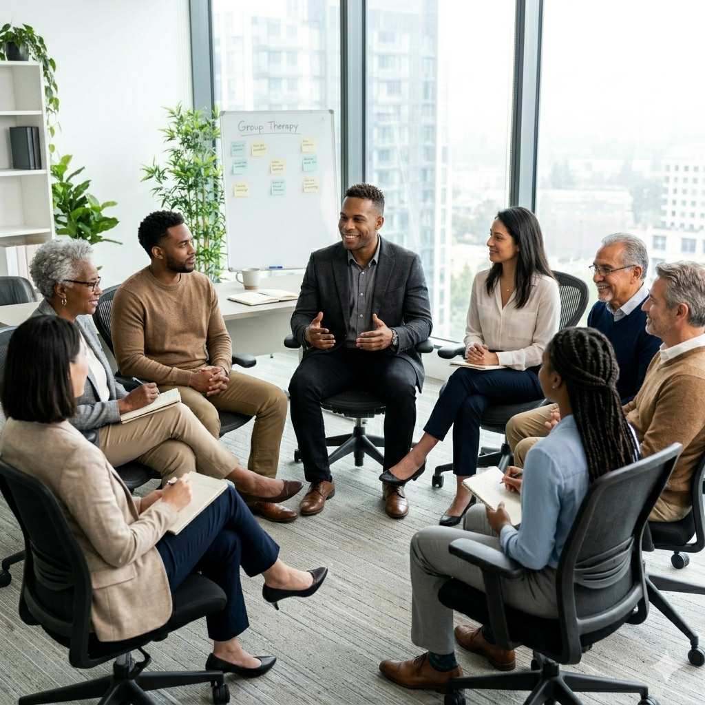 Group coaching session