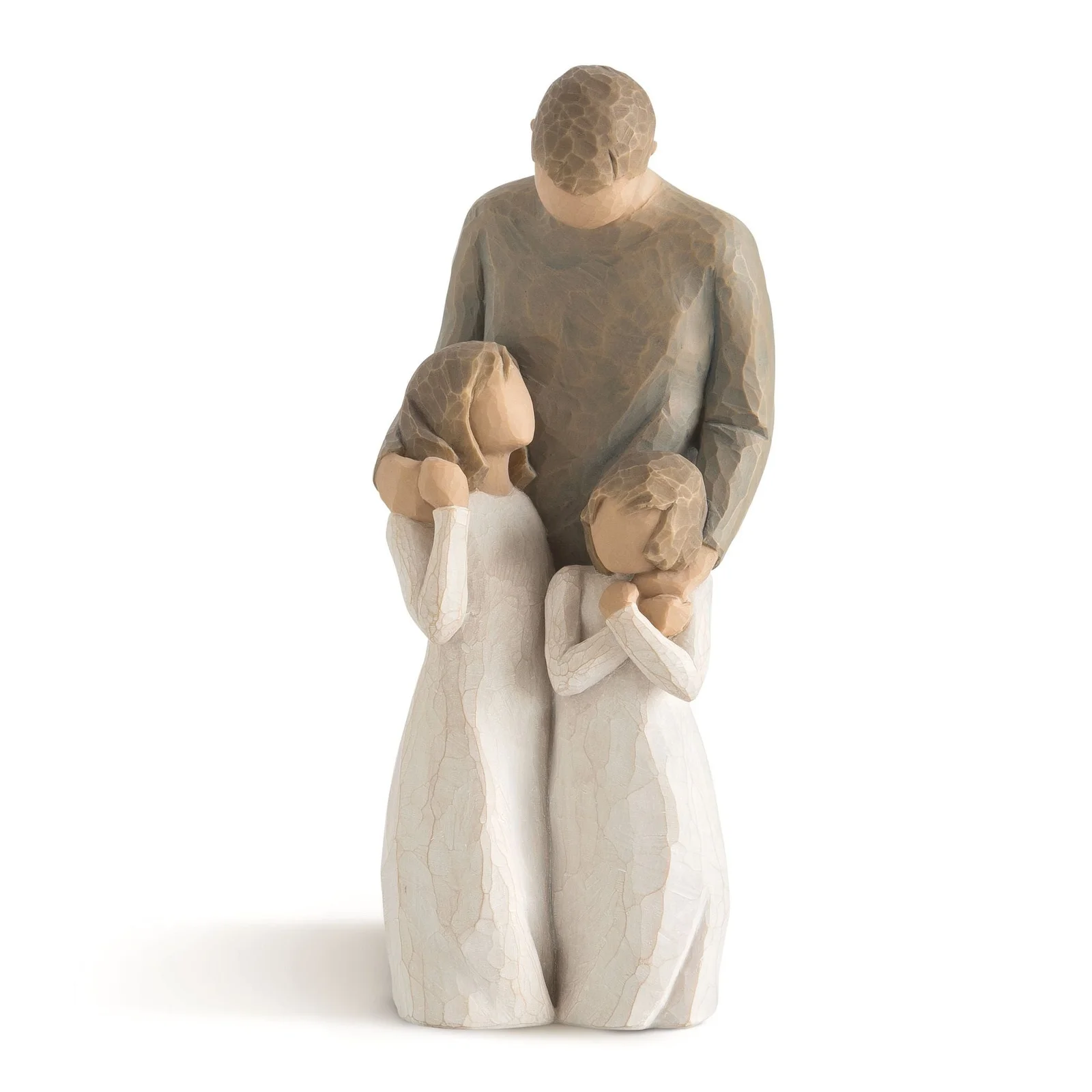 Father with Children Figurine