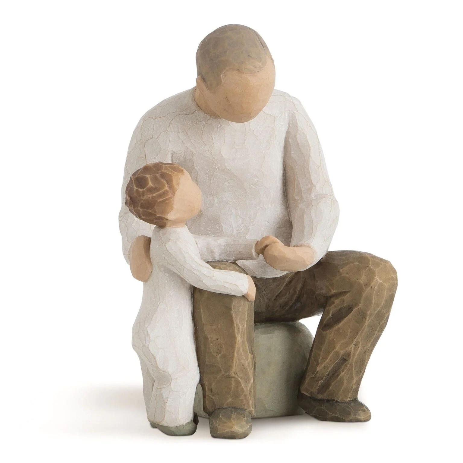 Father and Child Figurine