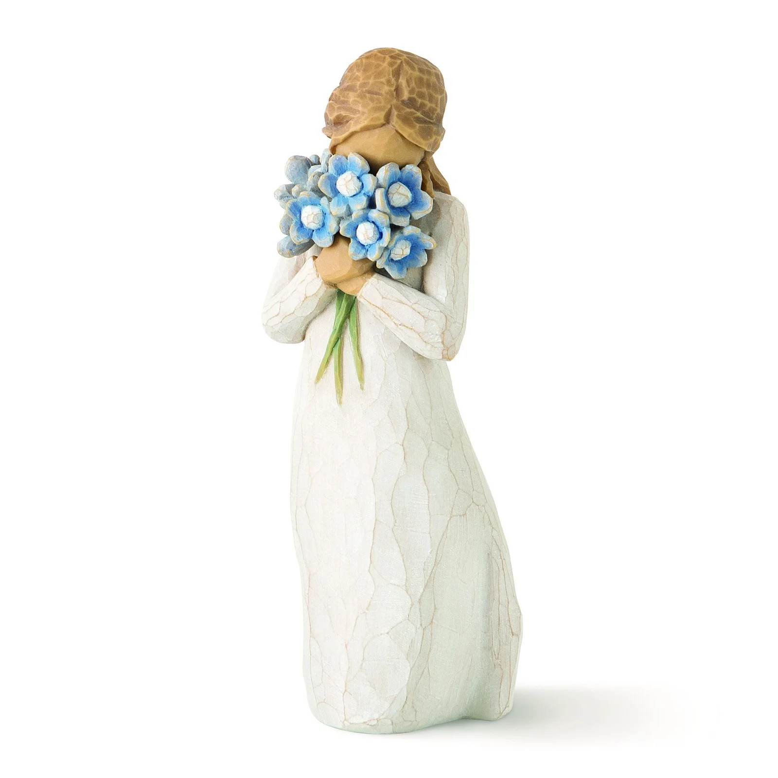 Willow Tree Figurine with Blue Flowers
