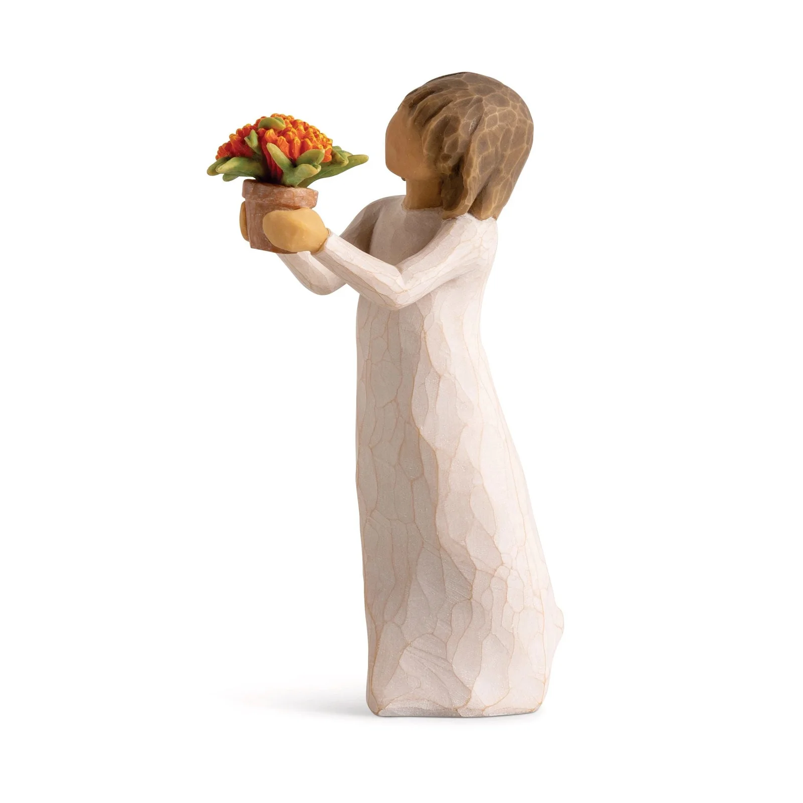 Willow Tree Figurine with Flower Pot
