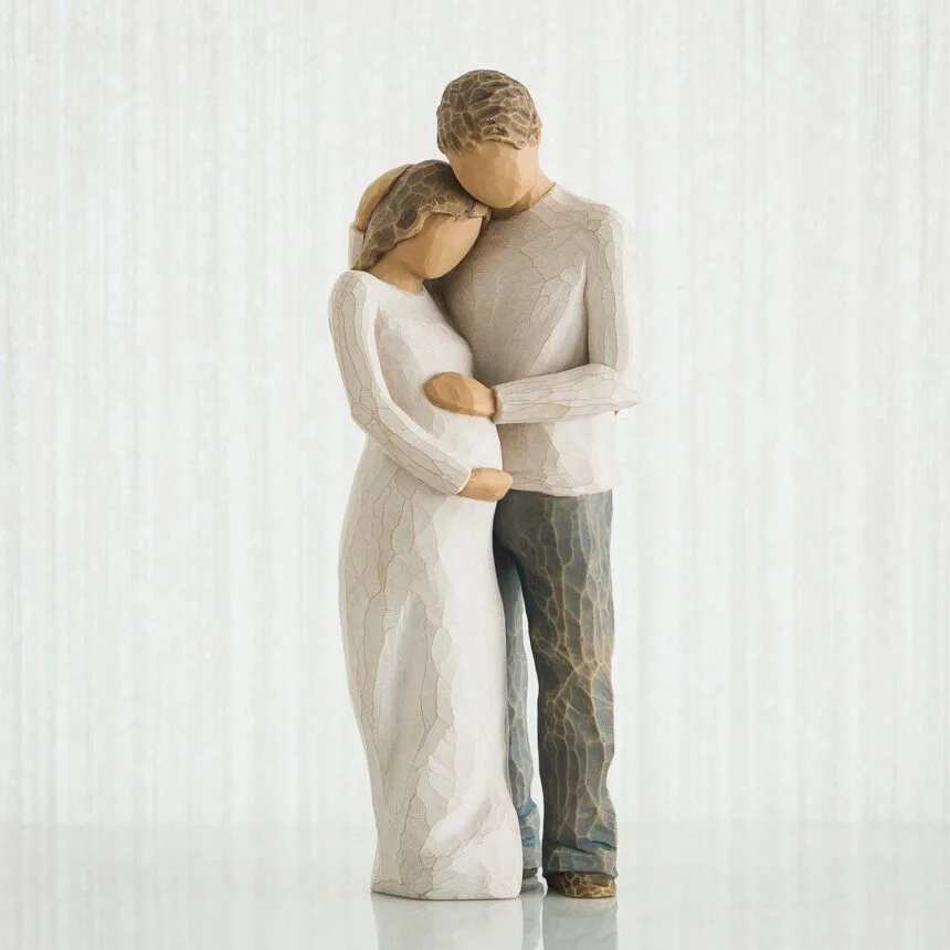 Willow Tree Expecting Couple Figurine