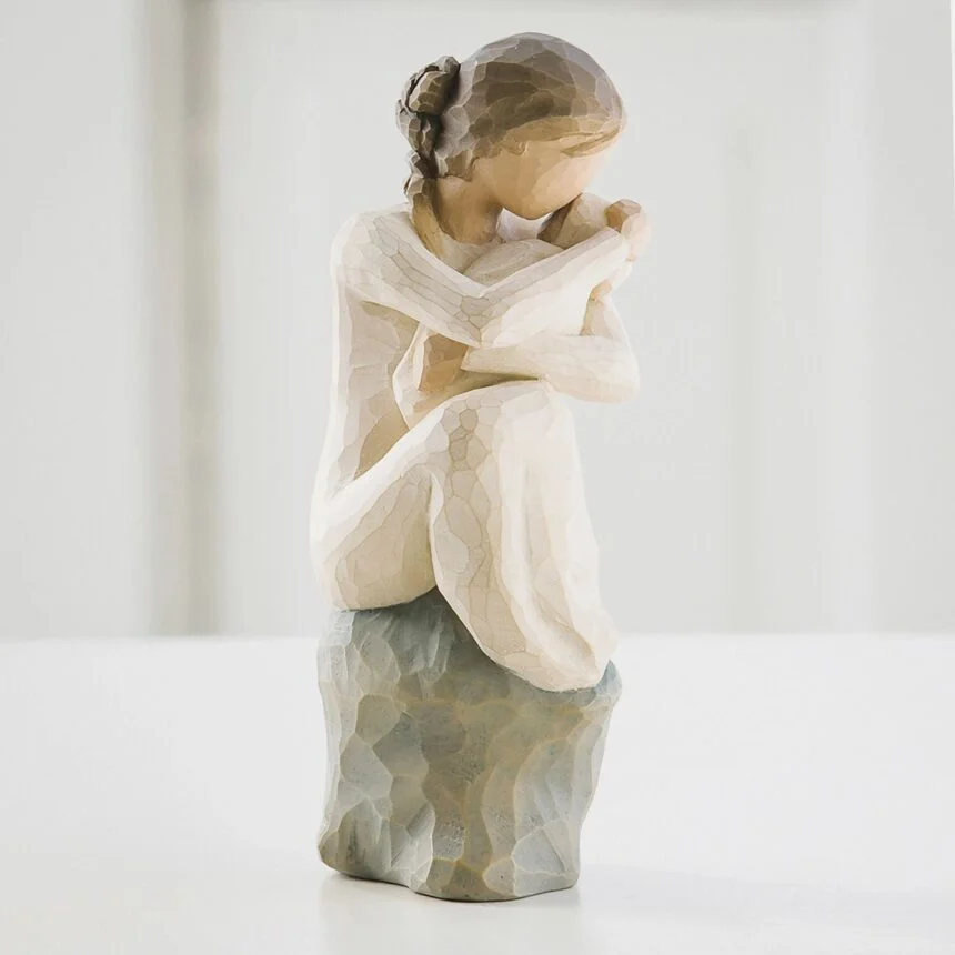 Thoughtful Woman Figurine