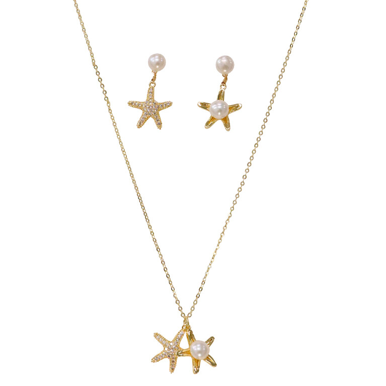 Necklace & Earring Set Starfish
