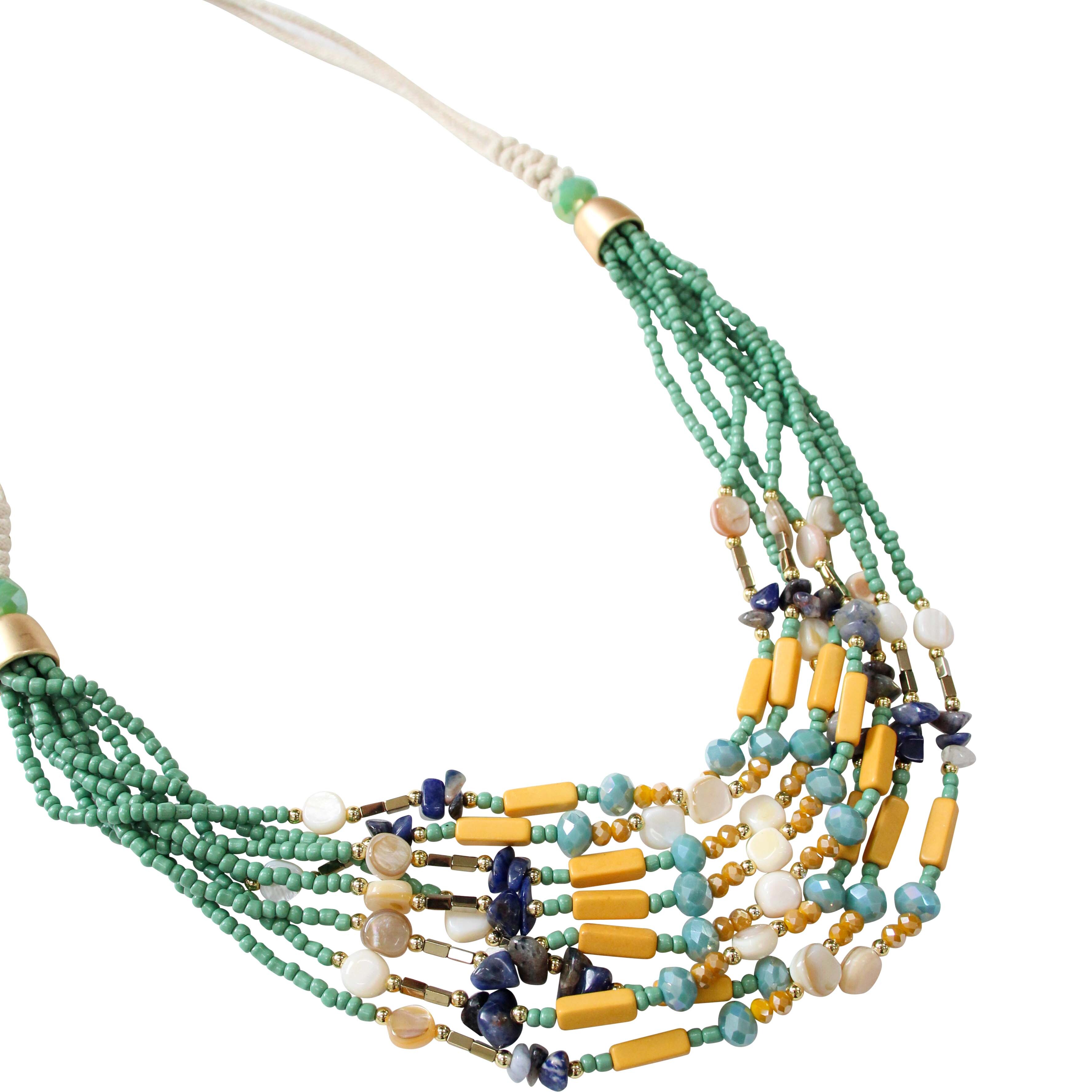 Necklace Skye Statement Beaded