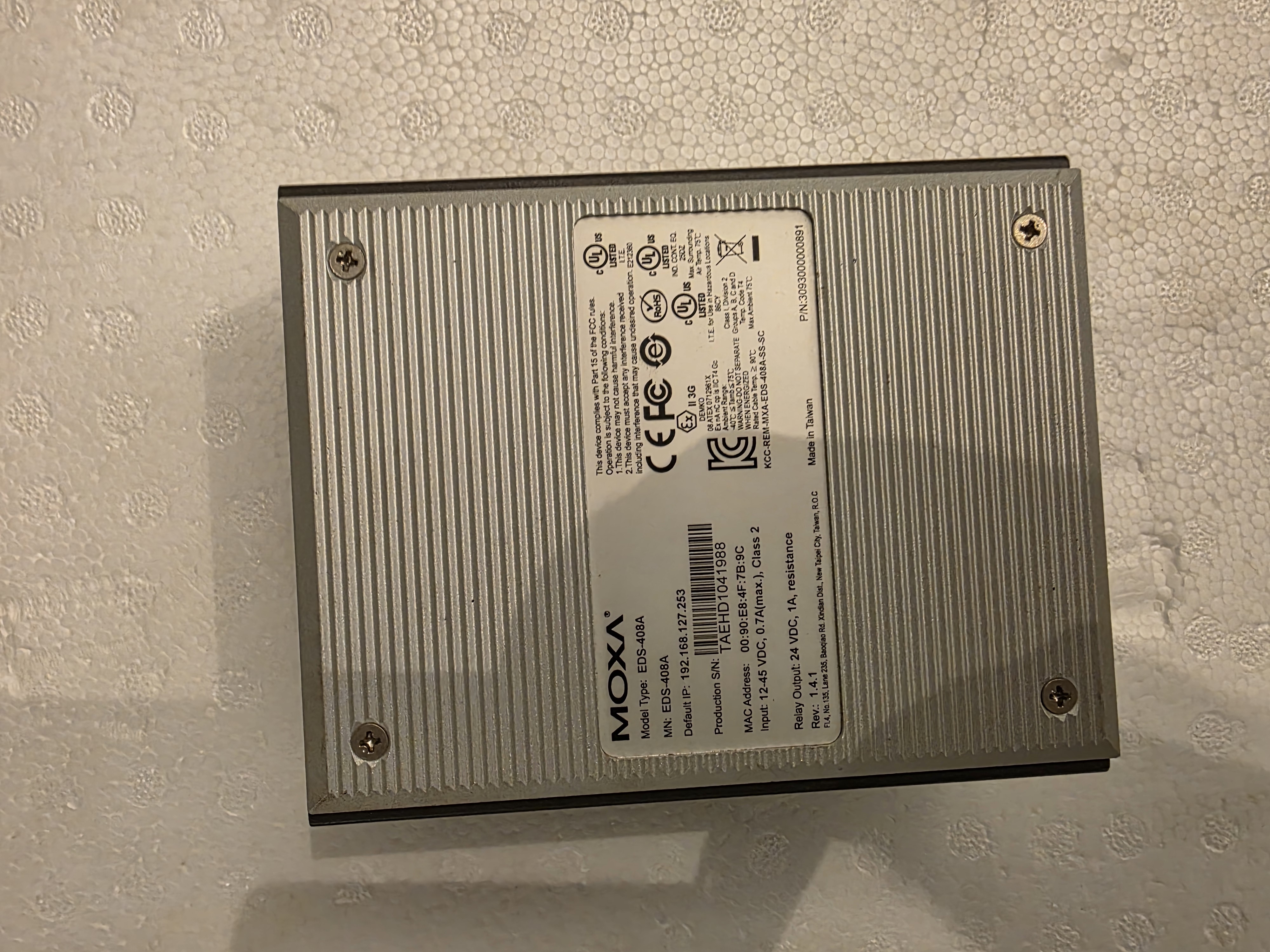 LAN SWITCH MOXA EDS-408A