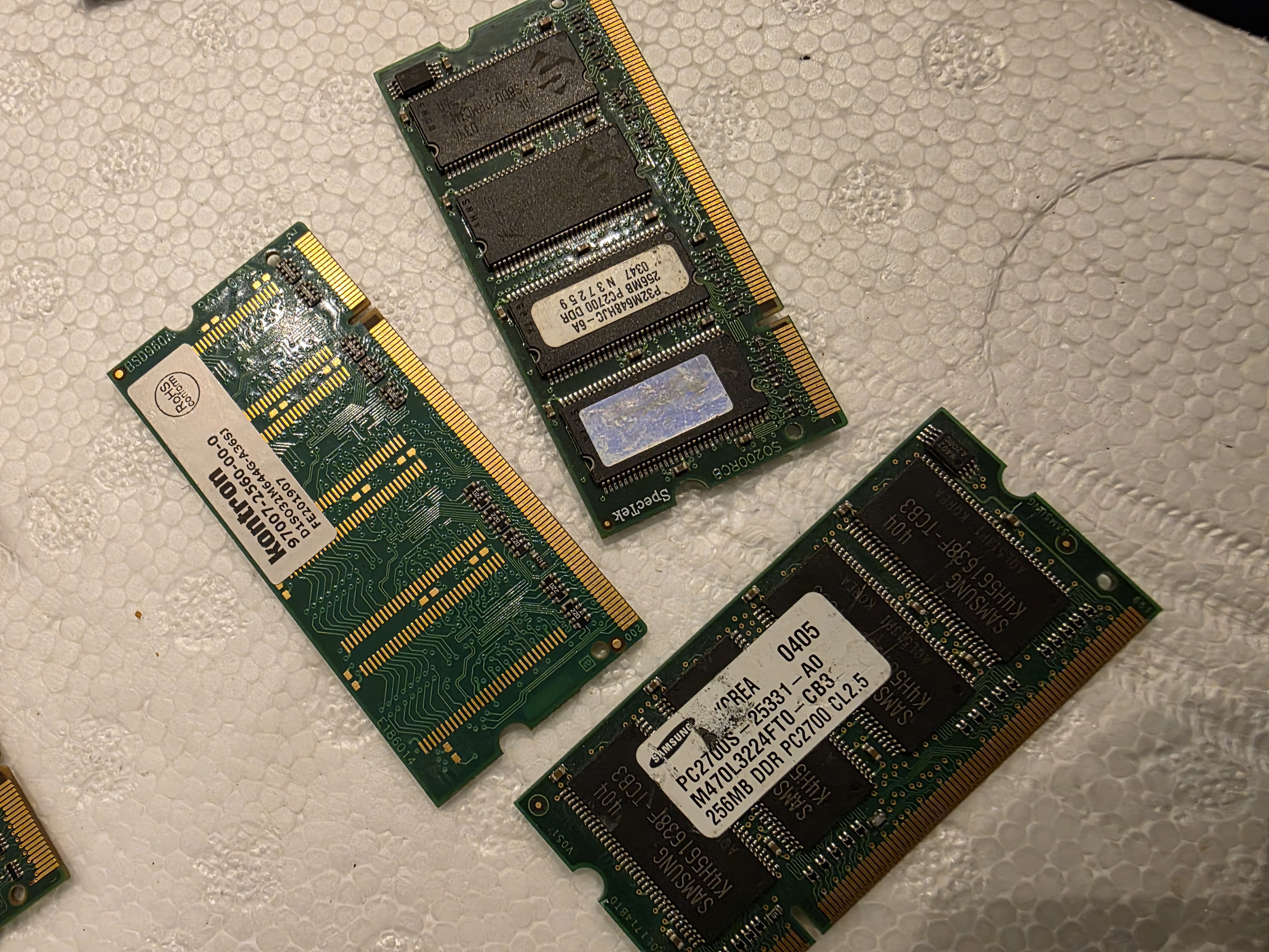 RAM SDRAM 256MB  PC 2700