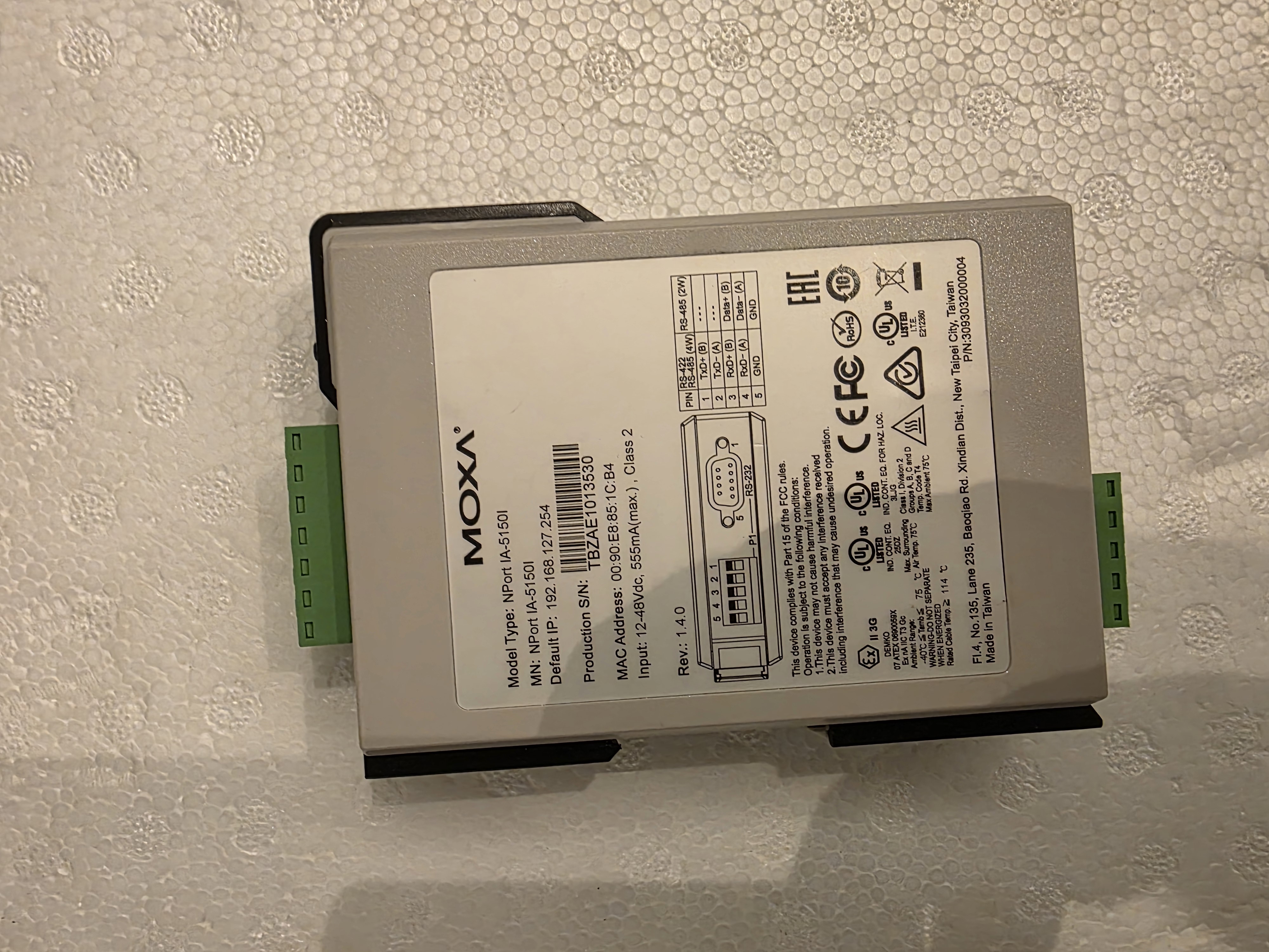 Moxa NPort IA-5150I