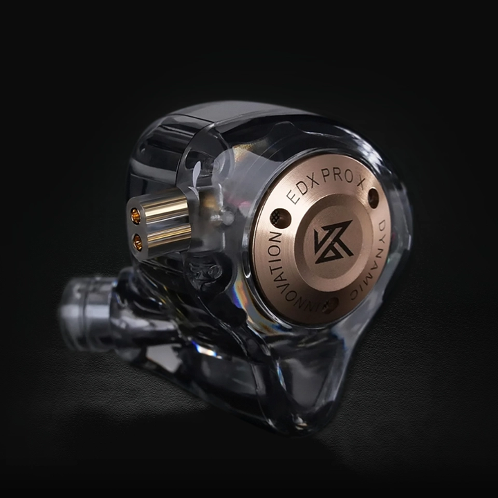 Audifonos Kz Edx Pro X negros sin micrófono