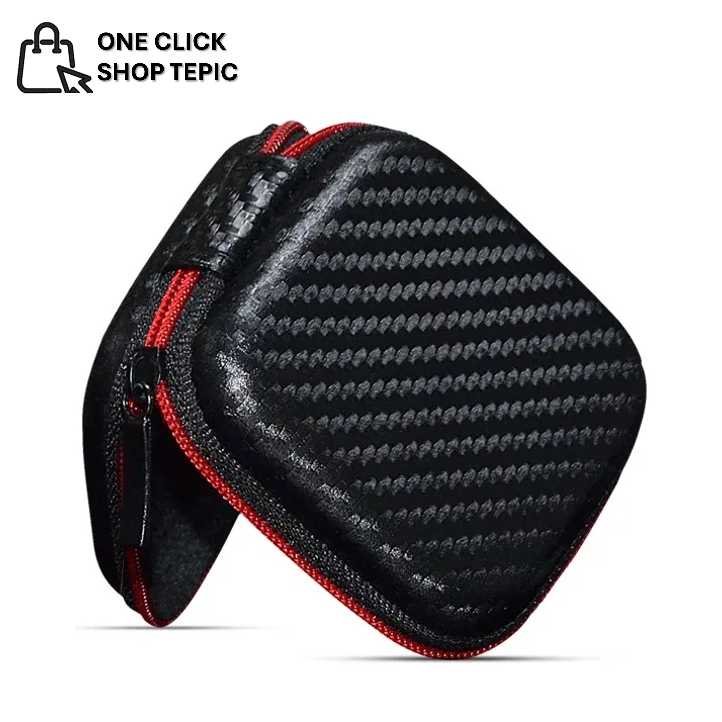 Estuche tipo Fibra de carbono para audifonos