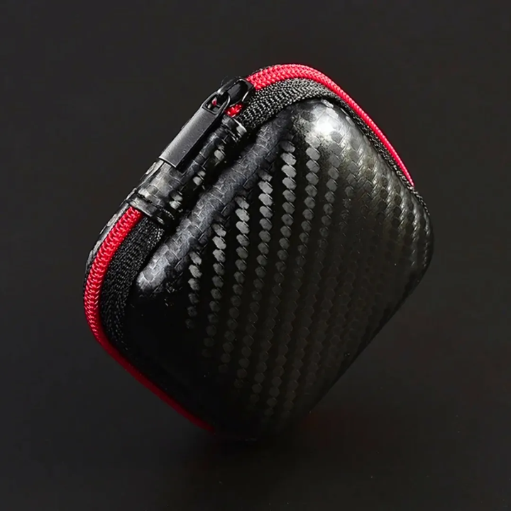 Estuche tipo Fibra de carbono para audifonos