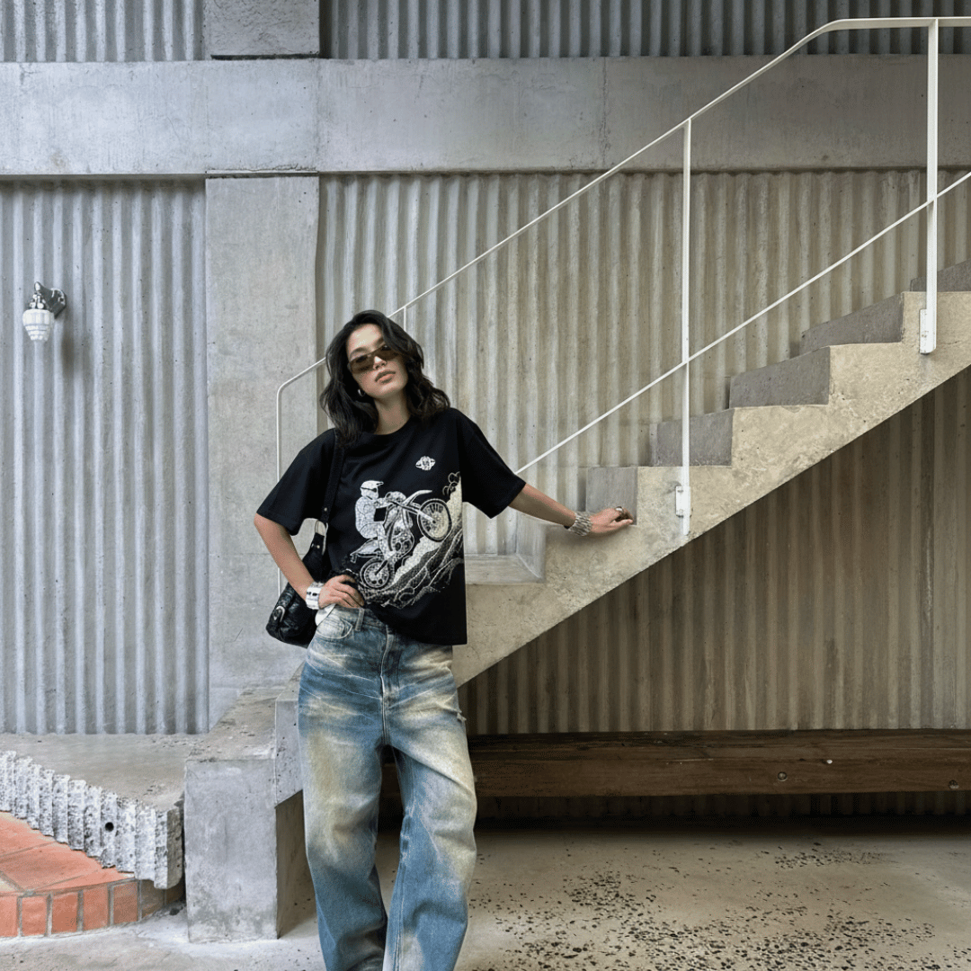 Graphic Motorcycle T-Shirt