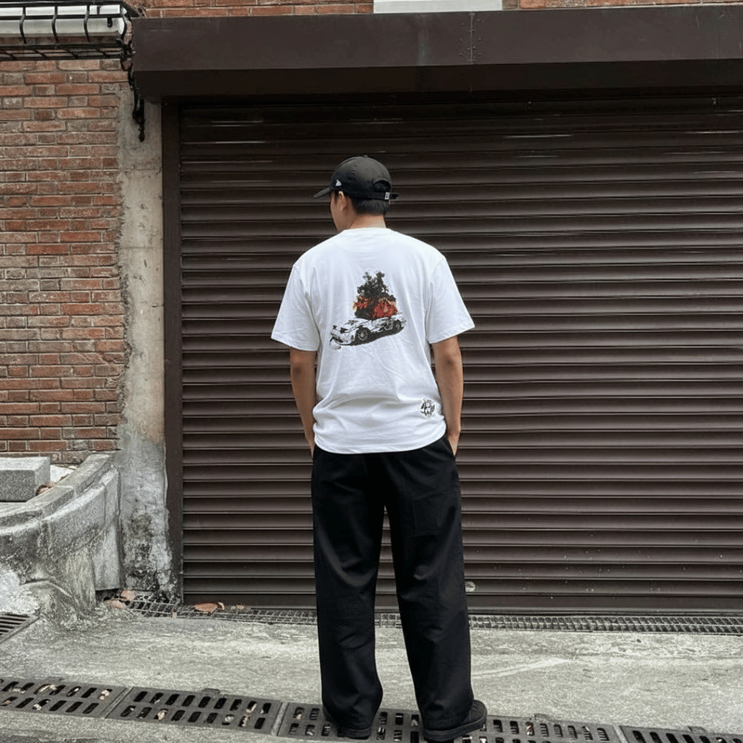 Graphic Print White T-shirt