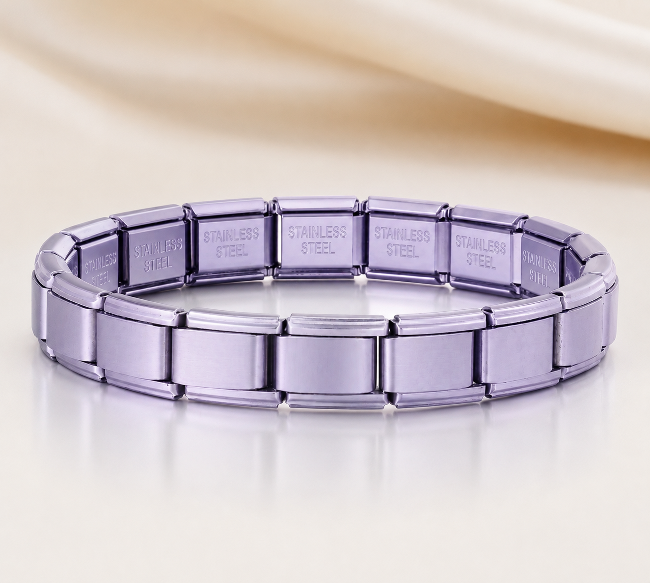 Bracelet Acier Violet