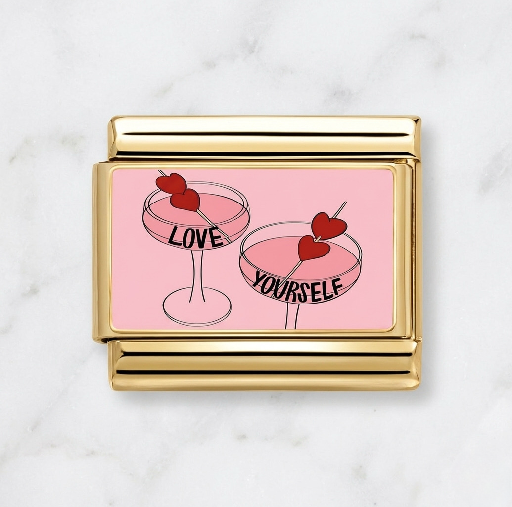 Charm doré "Love Yourself"