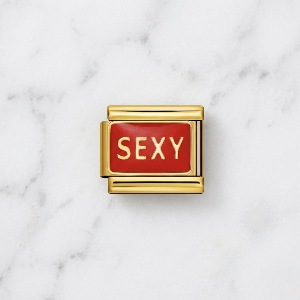 Charm 'Sexy' doré